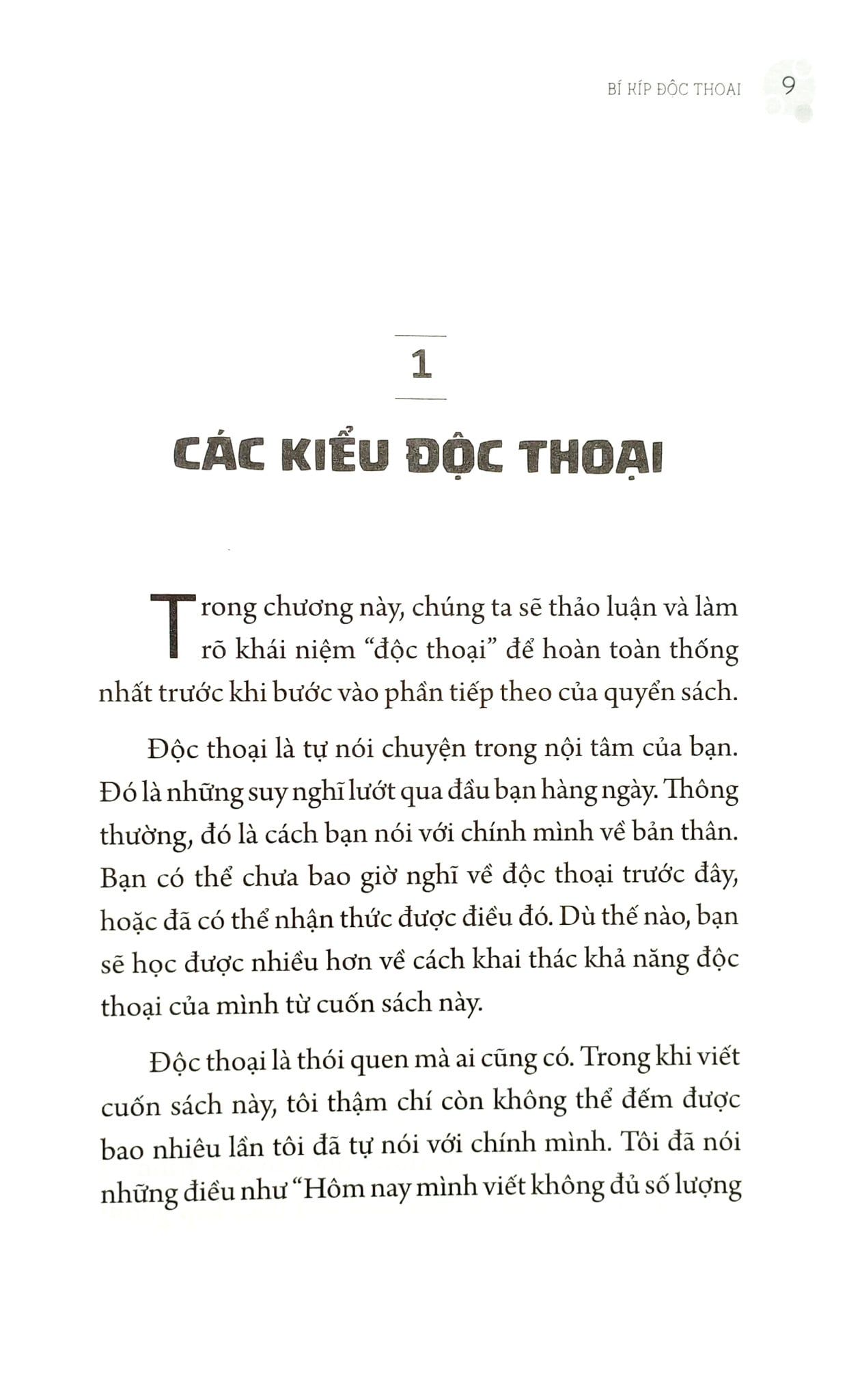  Bí Kíp Độc Thoại 