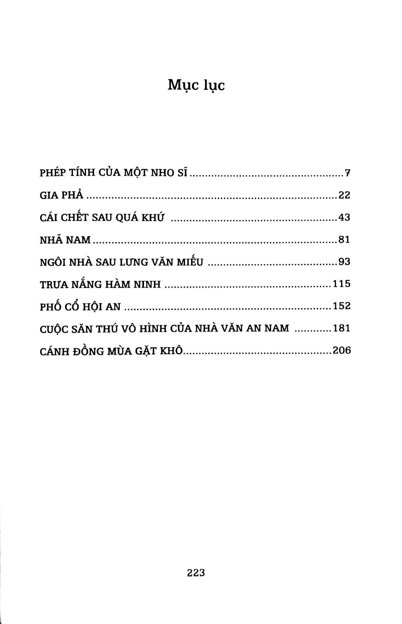  Phép Tính Của Một Nho Sĩ 