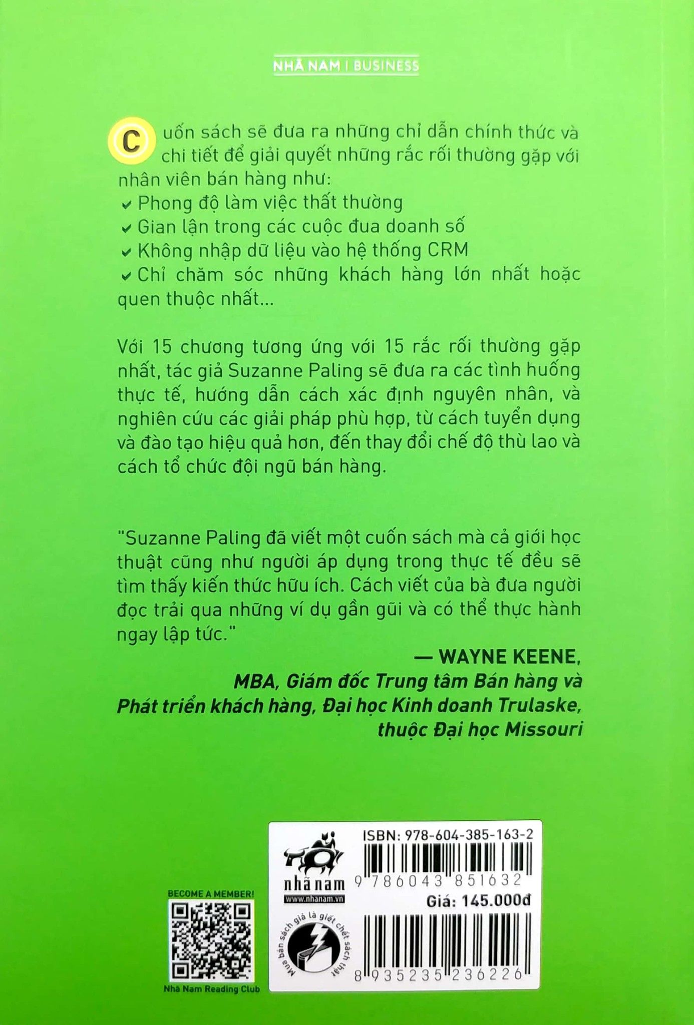  Cẩm Nang Cho Thủ Lĩnh Bán Hàng - Gỡ Rối Quản Lý, Xử Trí Nhân Viên Khó Nhằn Và Tối Đa Doanh Số 