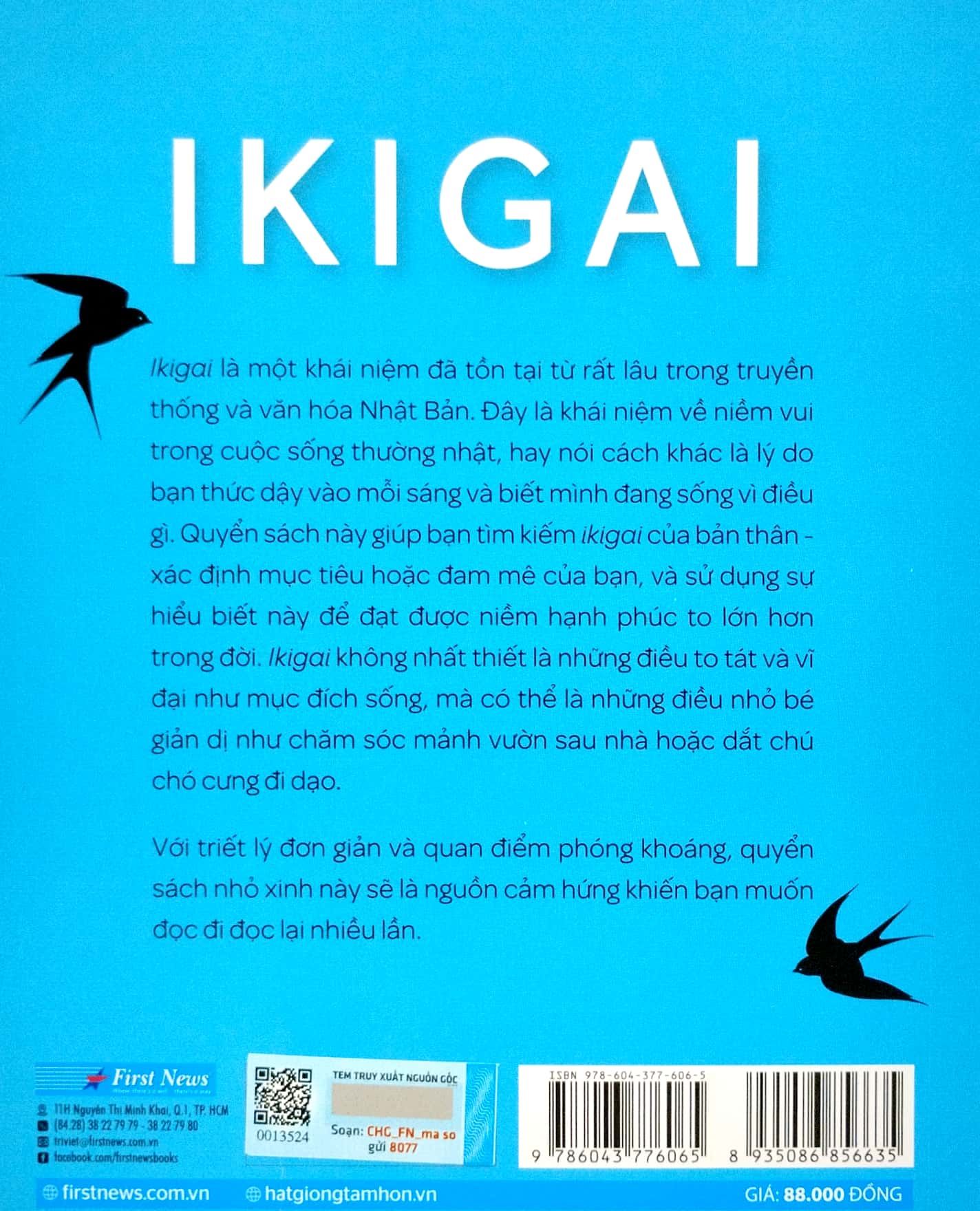  IKIGAI - Chất Nhật Trong Từng Khoảnh Khắc (Tái Bản 2022) 