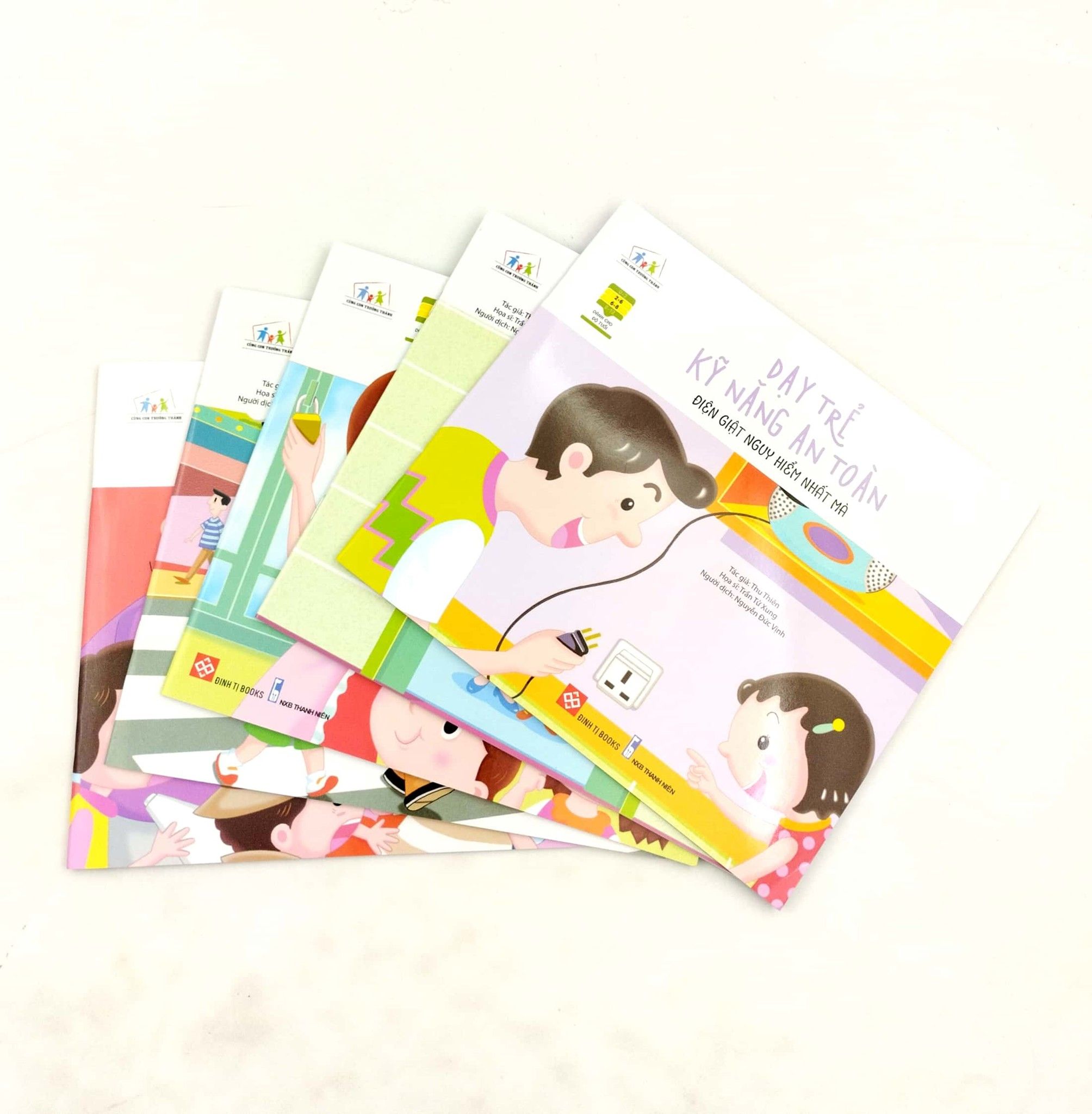  Trọn Bộ Dạy Trẻ Kỹ Năng An Toàn (5 Cuốn) 