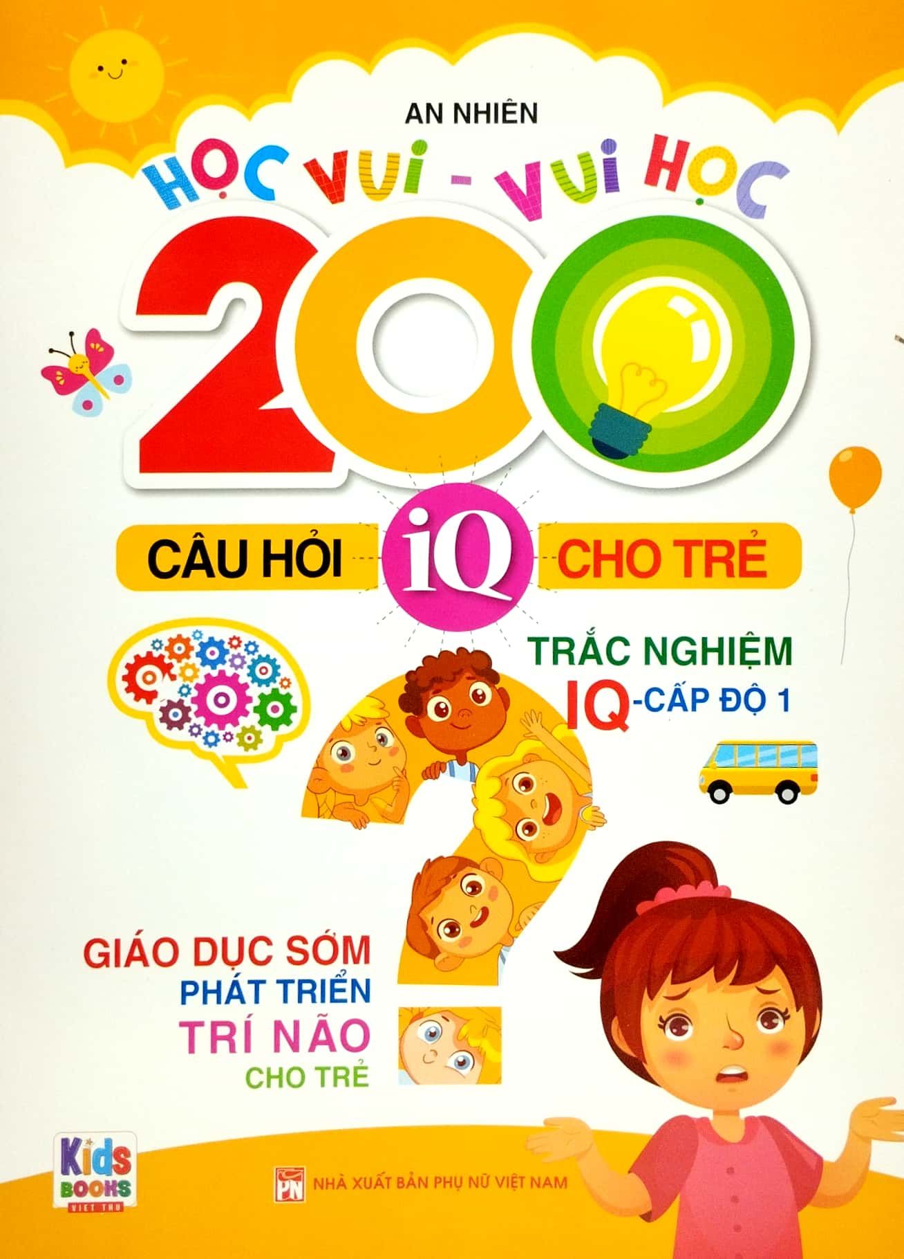  Trọn Bộ 200 Câu Hỏi Iq Cho Trẻ (4 Cuốn) 