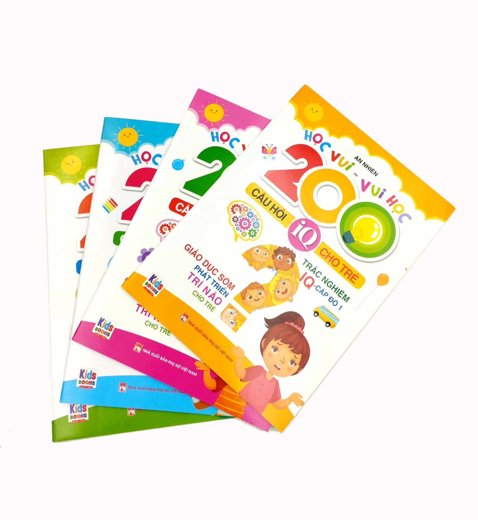 Trọn Bộ 200 Câu Hỏi Iq Cho Trẻ (4 Cuốn) 
