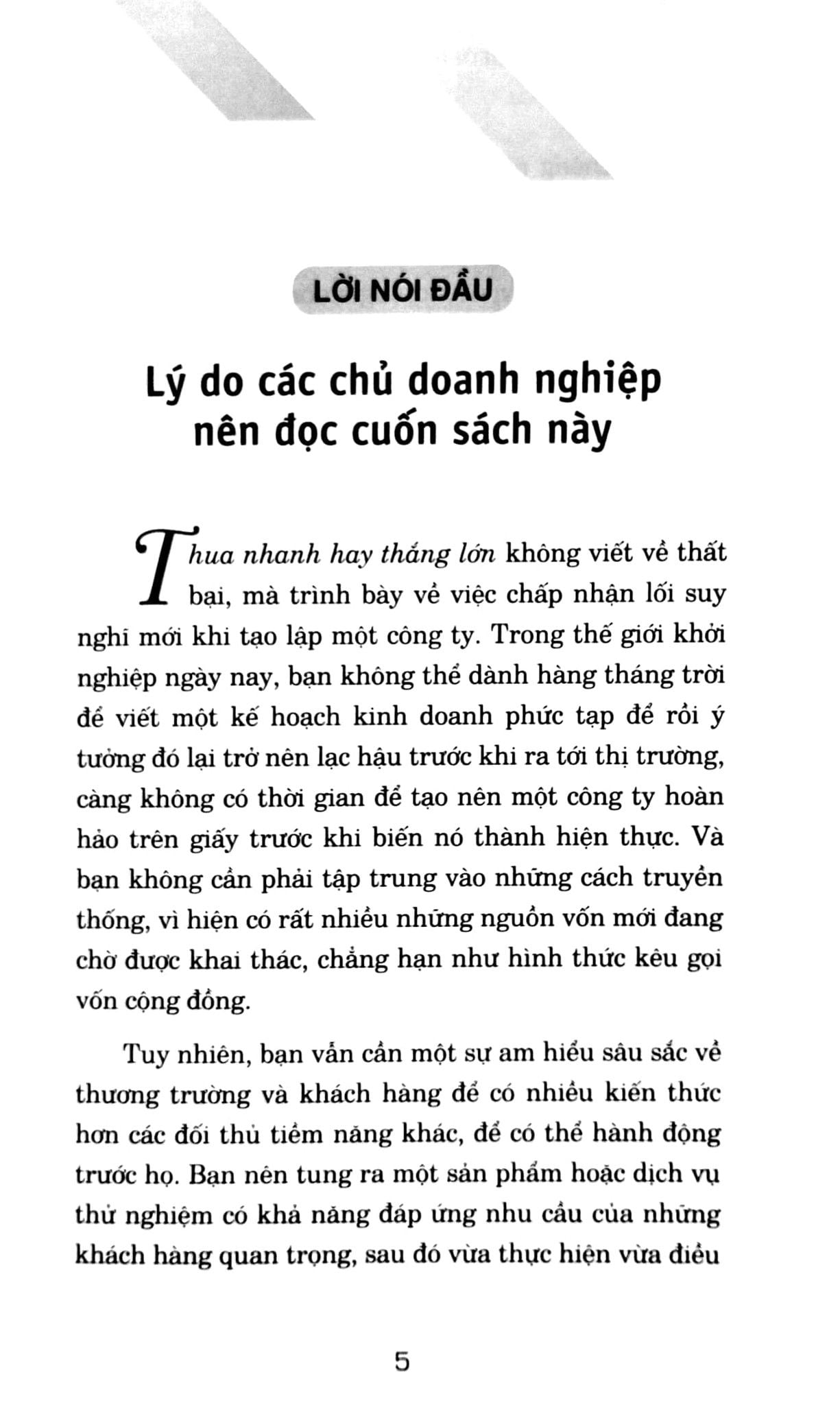  Thua Nhanh Hay Thắng Lớn 