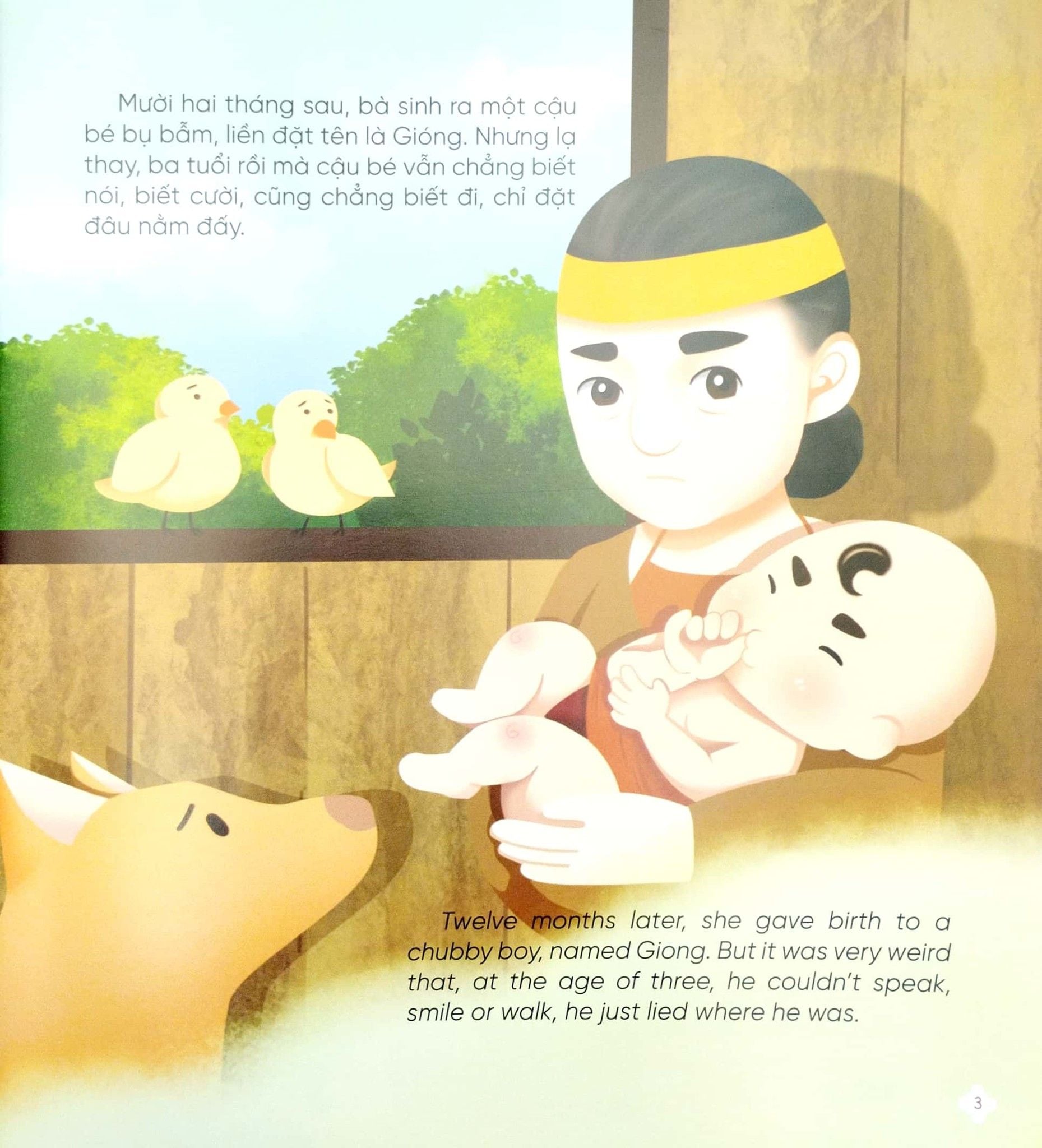  Xưa ơi là xưa - Truyện cổ tích Việt Nam chọn lọc Song ngữ Việt - Anh - Thánh Gióng - Yết Kiêu - Sơn Tinh Thủy Tinh 