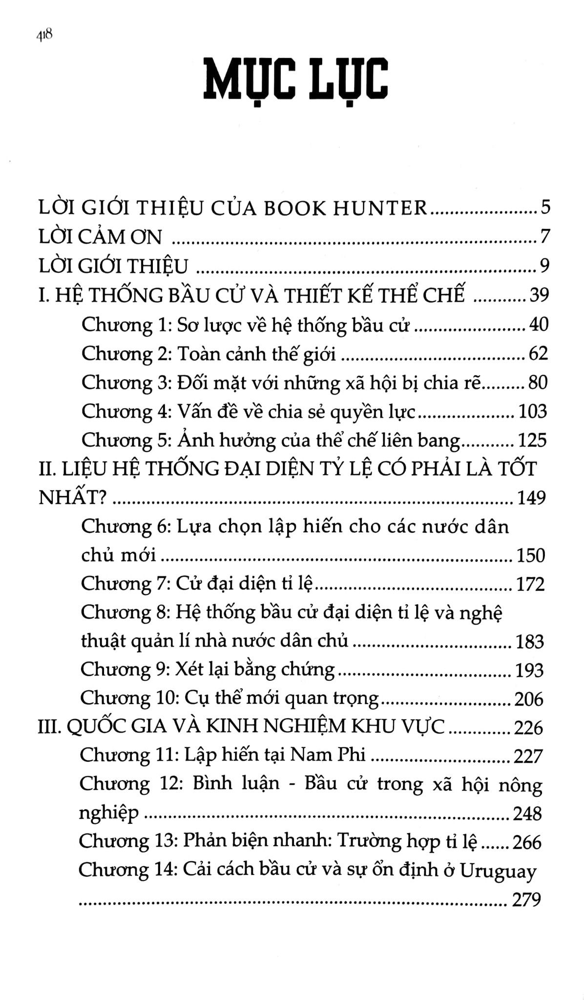  Các Hệ Thống Bầu Cử Trên Thế Giới 