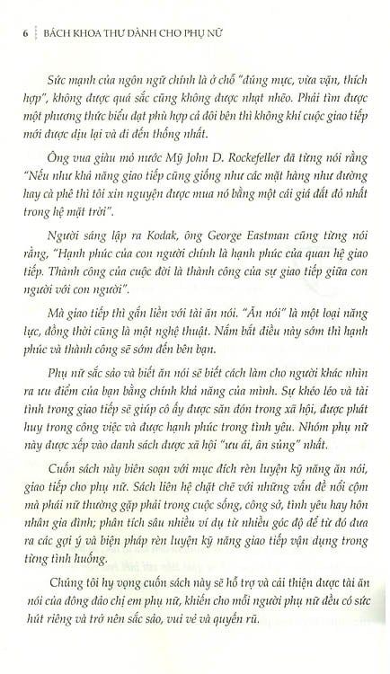  Bách Khoa Thư Dành Cho Phụ Nữ - Phụ Nữ Sắc Sảo Bao Nhiêu Hạnh Phúc Bấy Nhiêu 