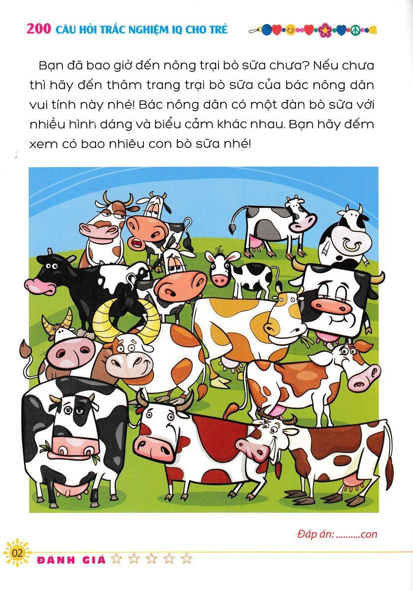  200 Câu Hỏi Iq Cho Trẻ - Cấp Độ 1 