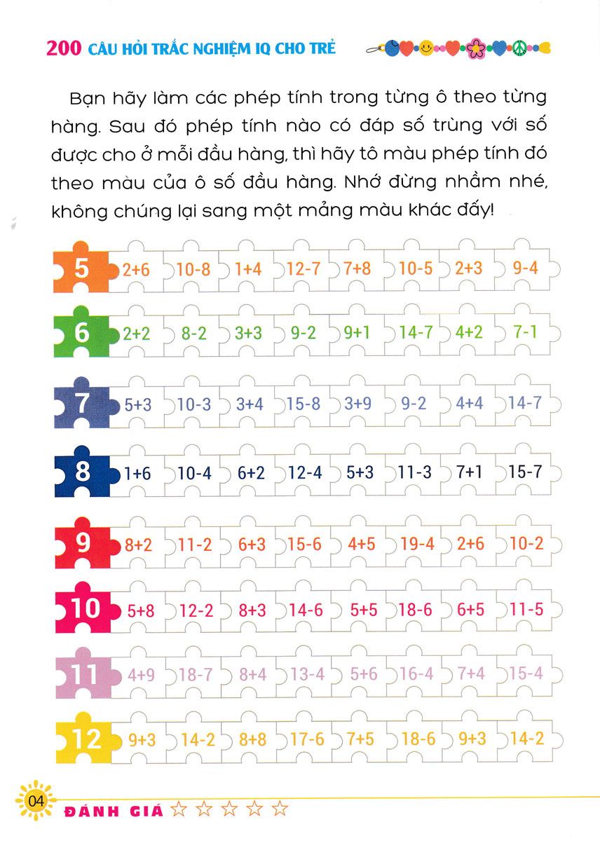  200 Câu Hỏi Iq Cho Trẻ - Cấp Độ 3 