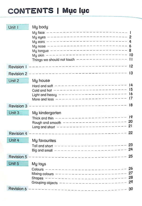  Khoa Học Tiền Tiểu Học Song Ngữ - Sách Học 3 