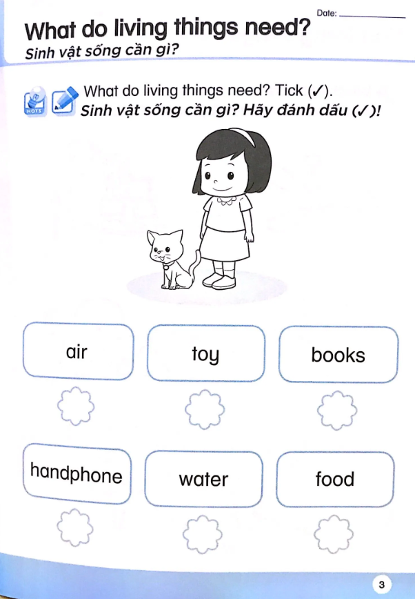  Khoa Học Tiền Tiểu Học Song Ngữ - Sách Luyện Tập 4 