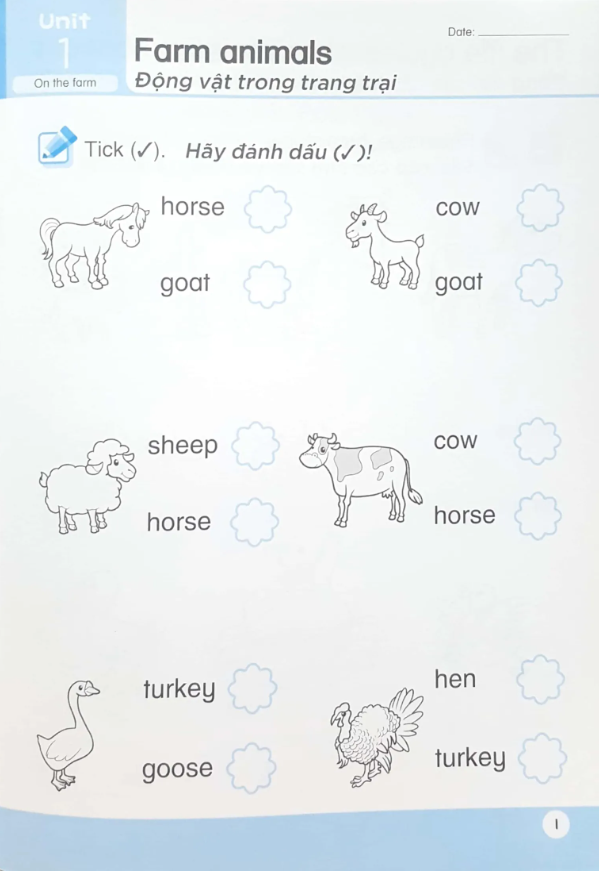  Khoa Học Tiền Tiểu Học Song Ngữ - Sách Luyện Tập 5 