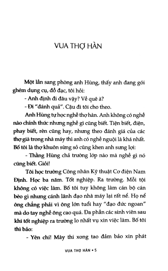  Vua Thợ Hàn 