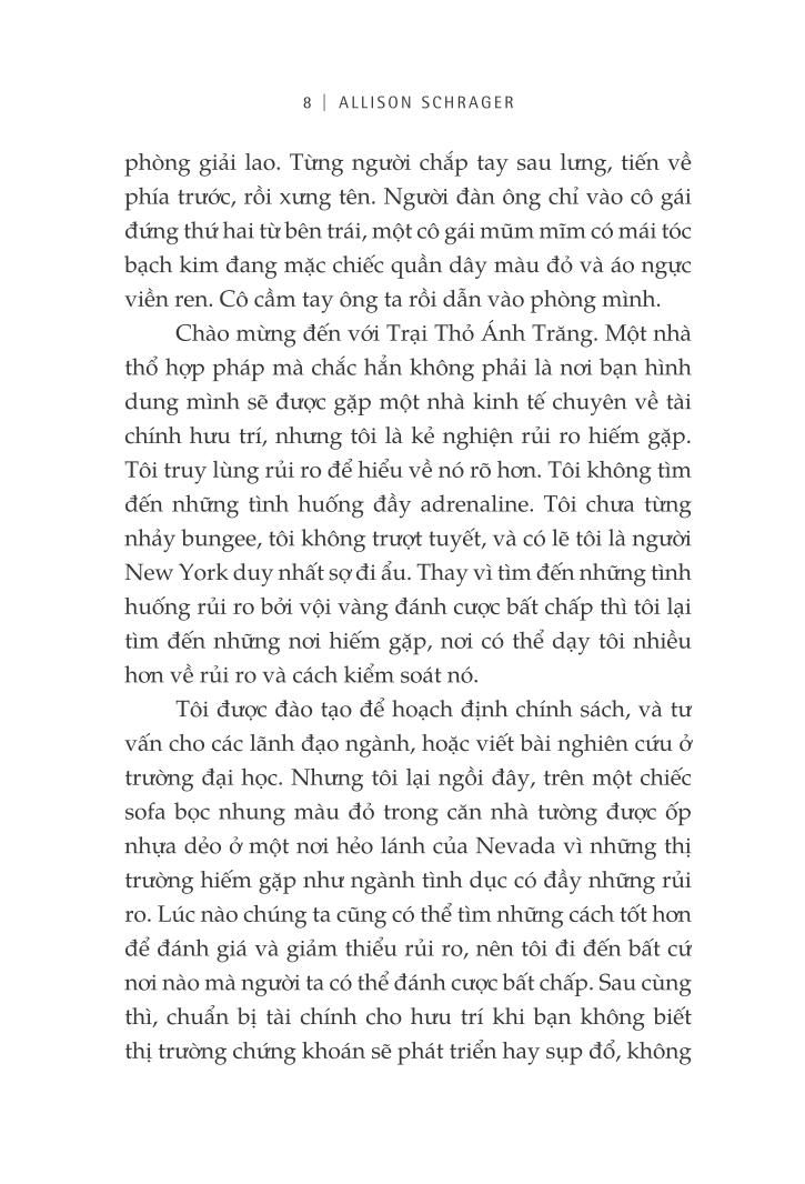  Chuyên Gia Kinh Tế Bước Vào Nhà Thổ Và Những Nơi Không Ngờ Khác Để Hiểu Về Rủi Ro 