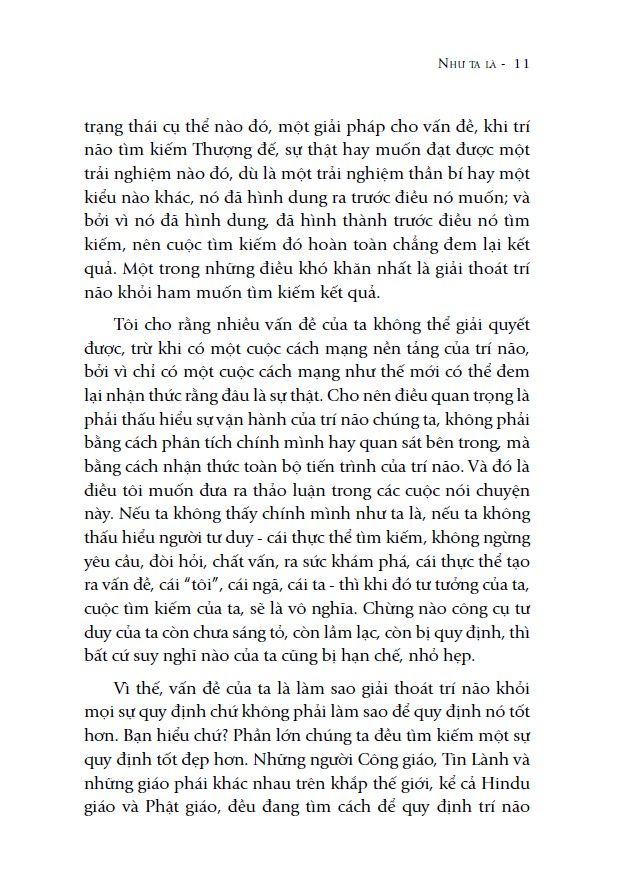  As One Is - Như Ta Là 