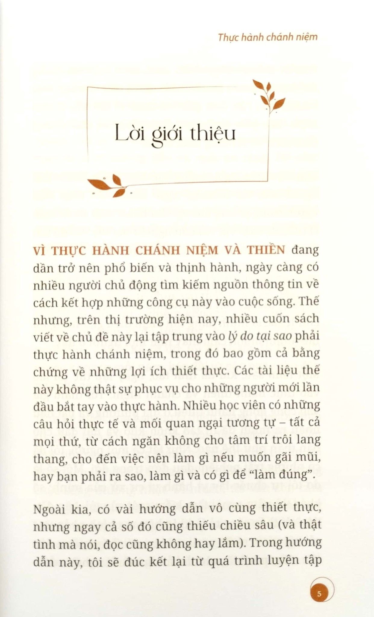  Thực Hành Chánh Niệm 
