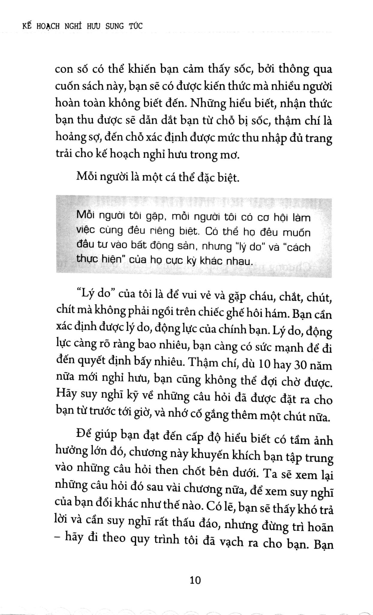  Kế Hoạch Nghỉ Hưu Sung Túc 