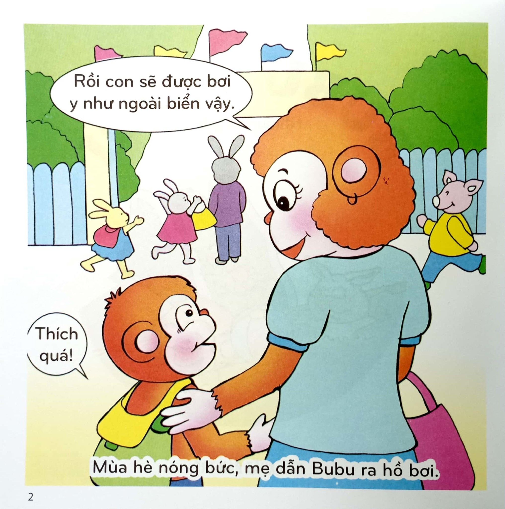  Bé học Lễ giáo  Bubu 42: Đi bơi 