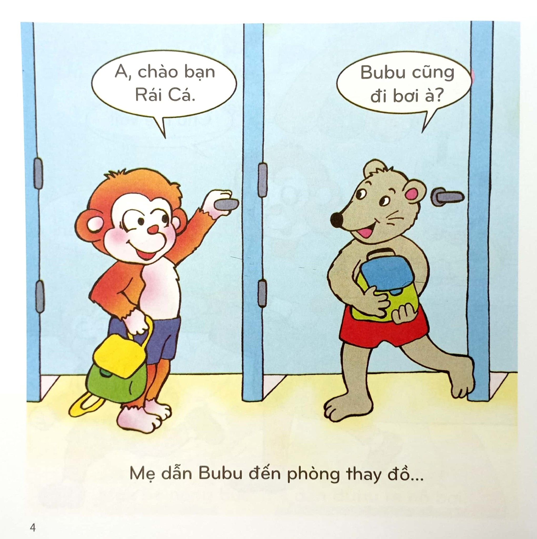  Bé học Lễ giáo  Bubu 42: Đi bơi 