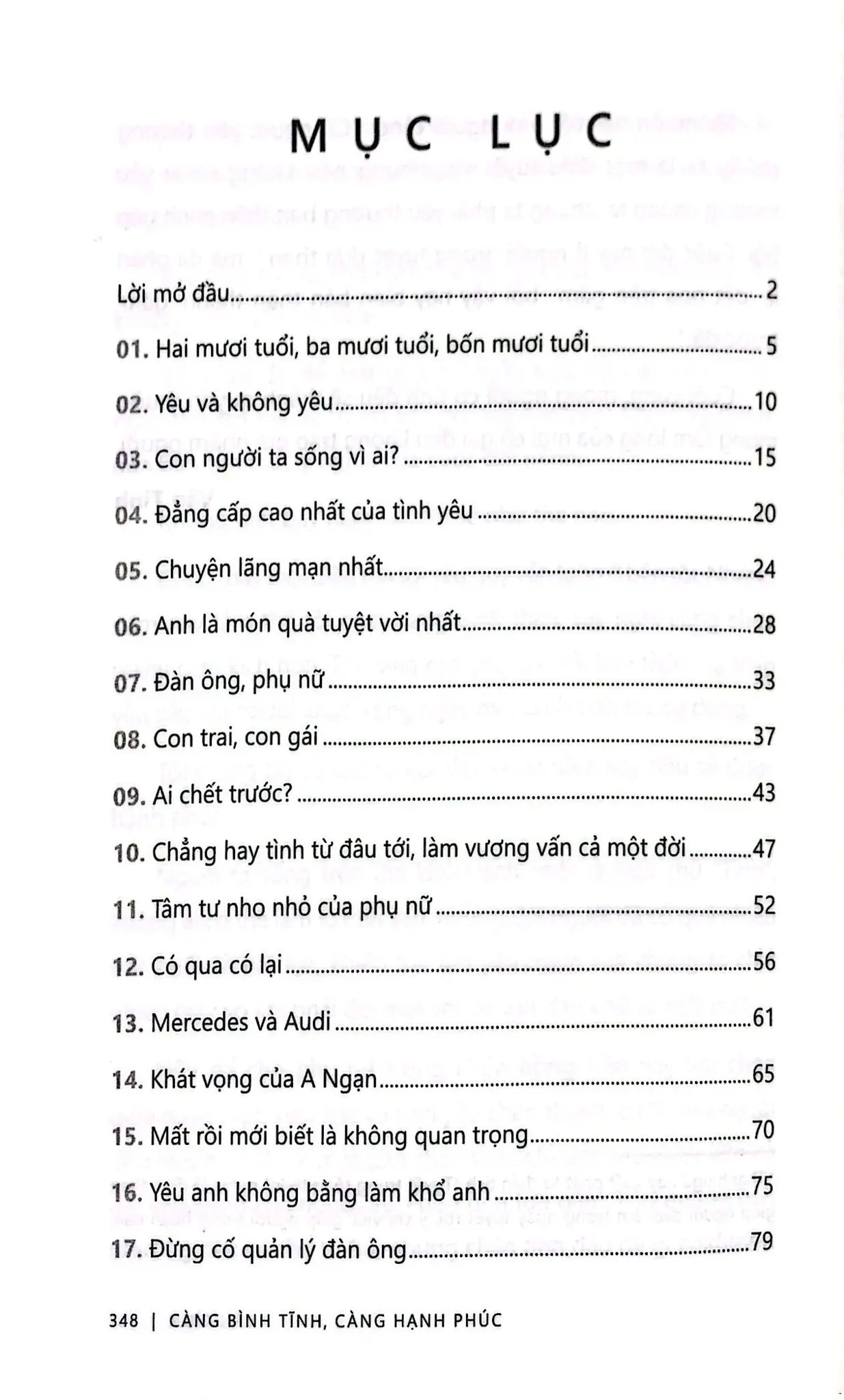  Càng Bình Tĩnh, Càng Hạnh Phúc 