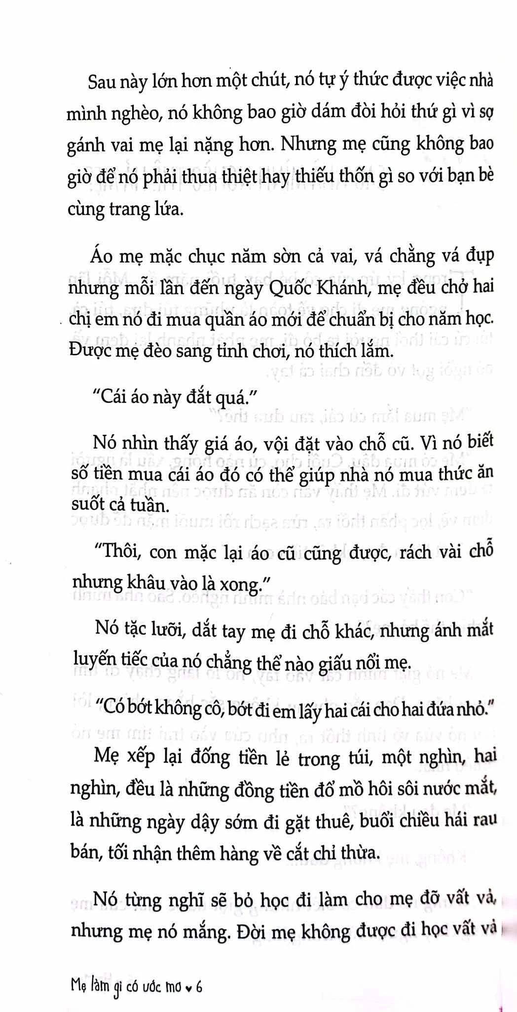  Mẹ Làm Gì Có Ước Mơ 