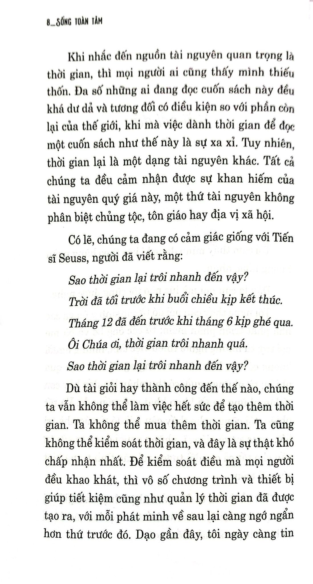  Sống Toàn Tâm 