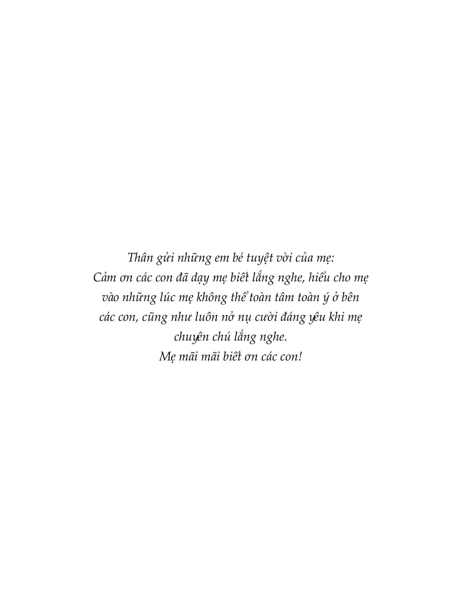  Lắng Nghe Thấu Cảm 