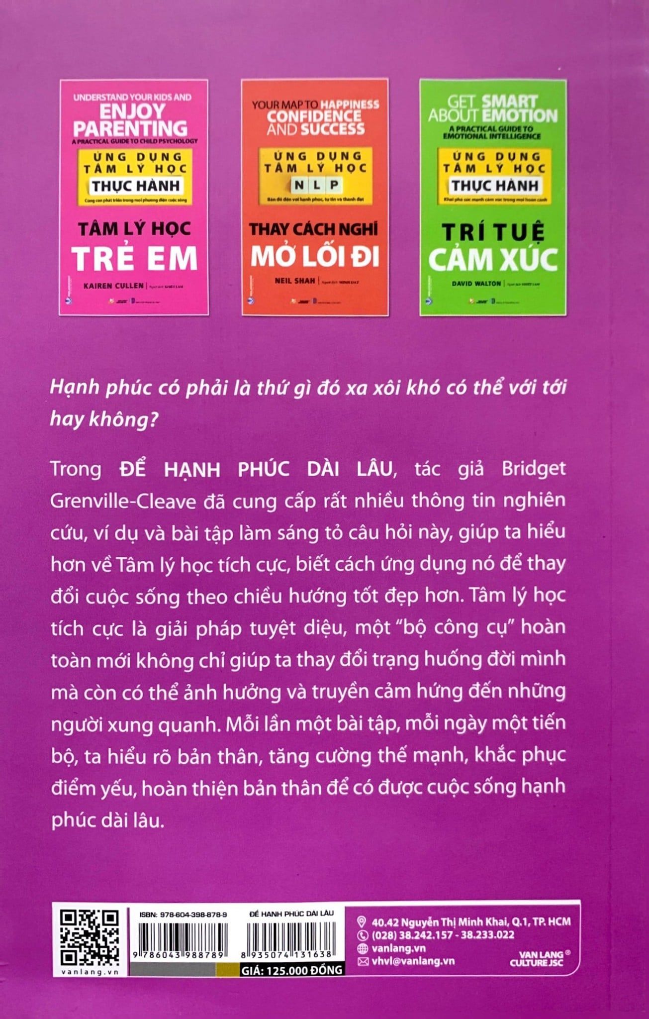  Ứng Dụng Tâm Lý Học Tích Cực - Để Hạnh Phúc Dài Lâu 