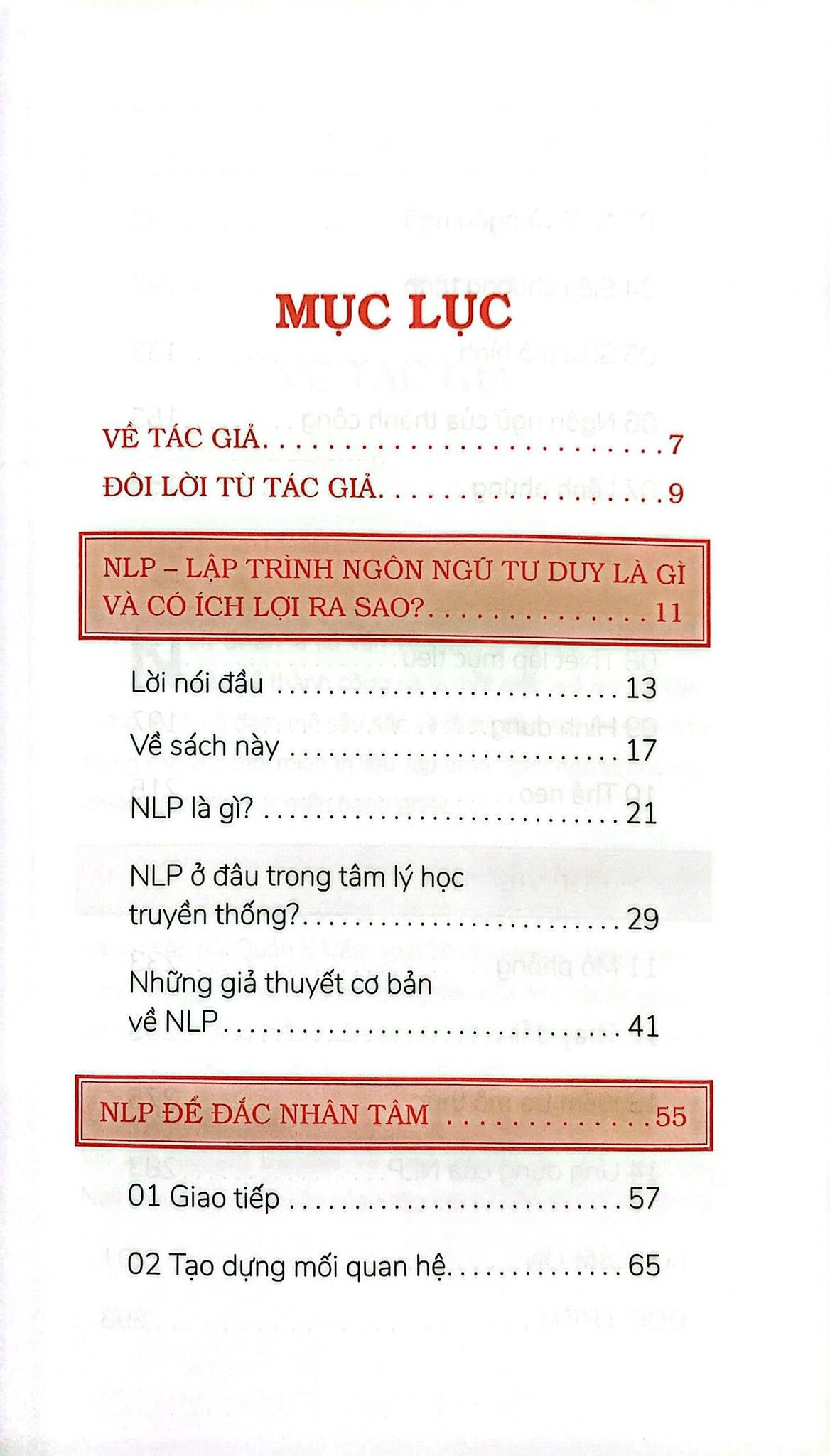  Ứng Dụng Tâm Lý Học Nlp - Thay Cách Nghĩ Mở Lối Đi 