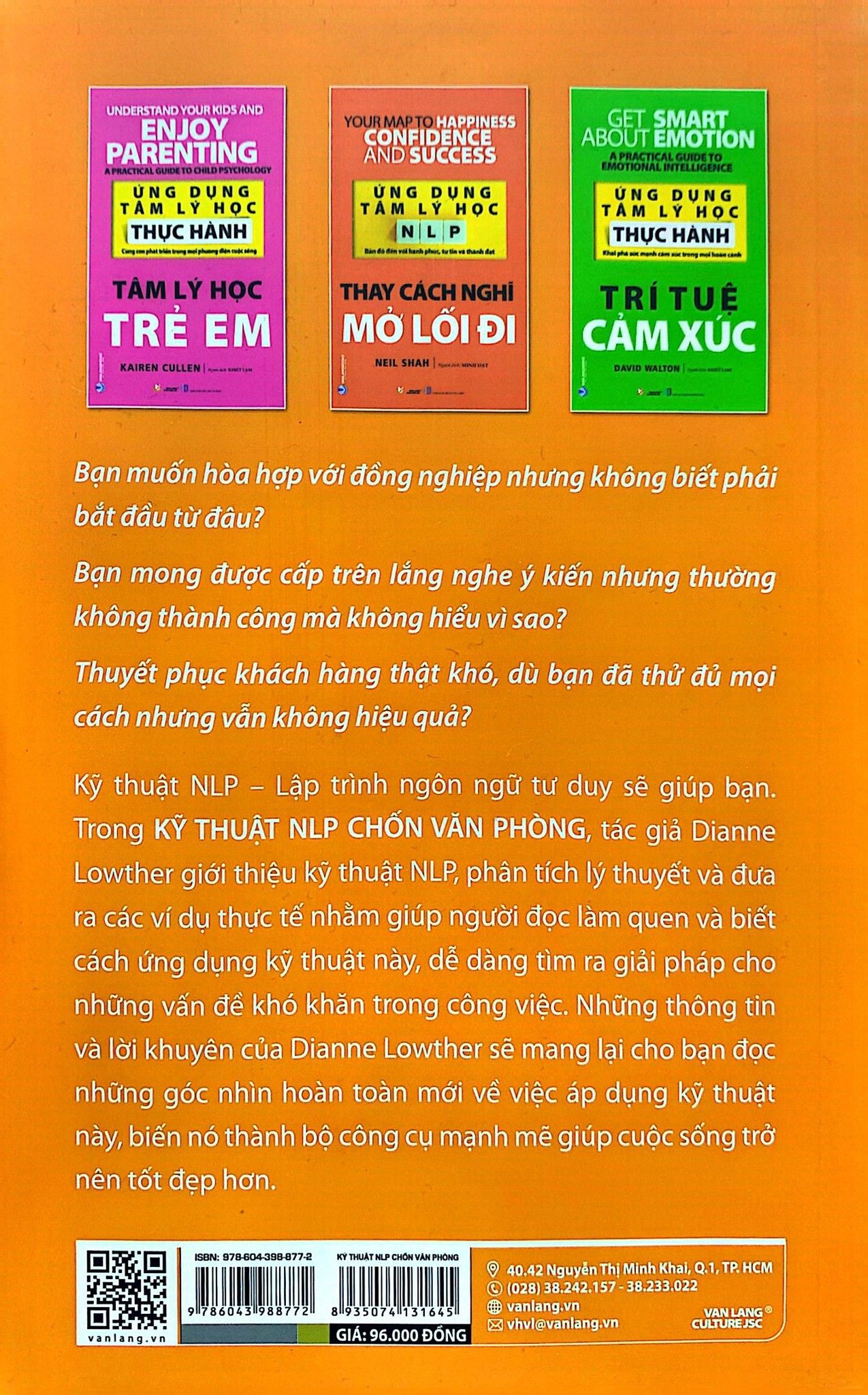  Ứng Dụng Tâm Lý Học NLP - Kỹ Thuật NLP Chốn Văn Phòng 
