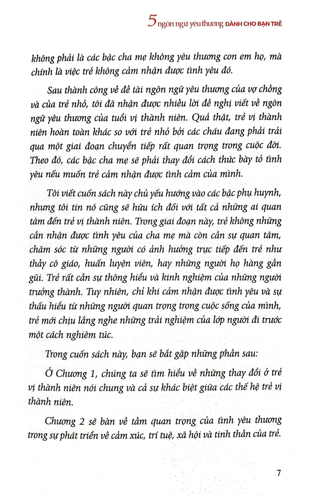  5 Ngôn Ngữ Yêu Thương - Dành Cho Bạn Trẻ 