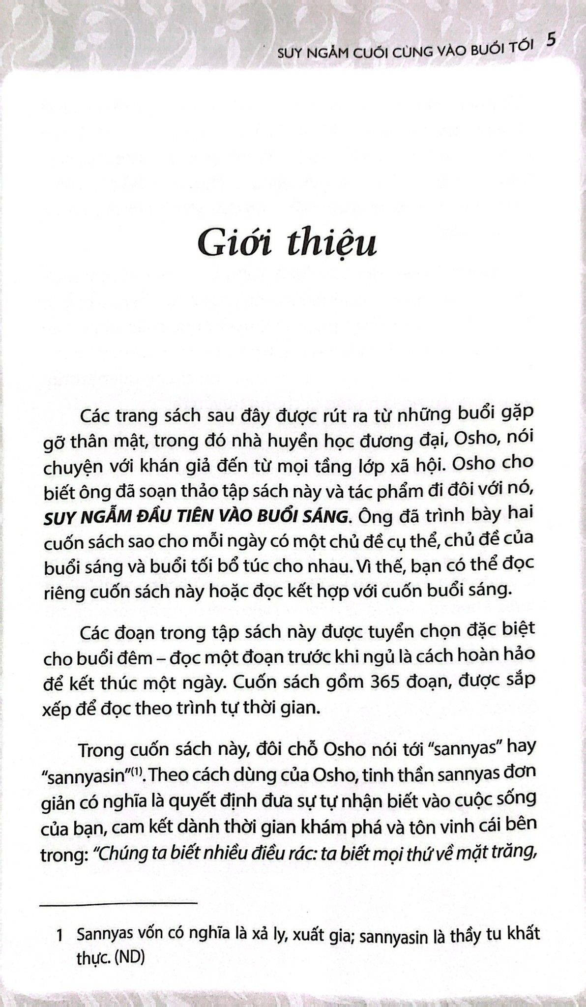  Osho - Suy Ngẫm Cuối Cùng Vào Buổi Tối 