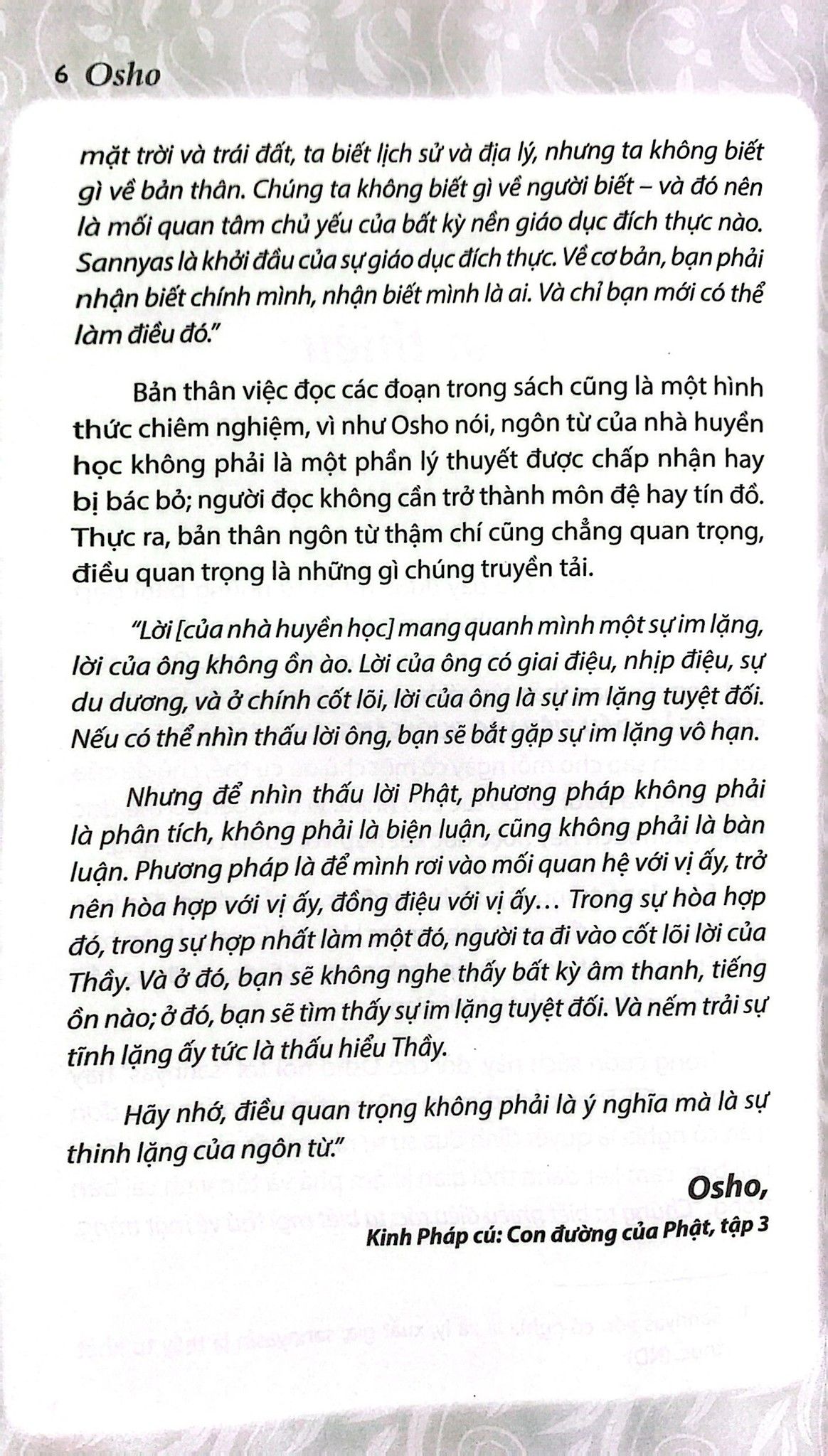  Osho - Suy Ngẫm Cuối Cùng Vào Buổi Tối 