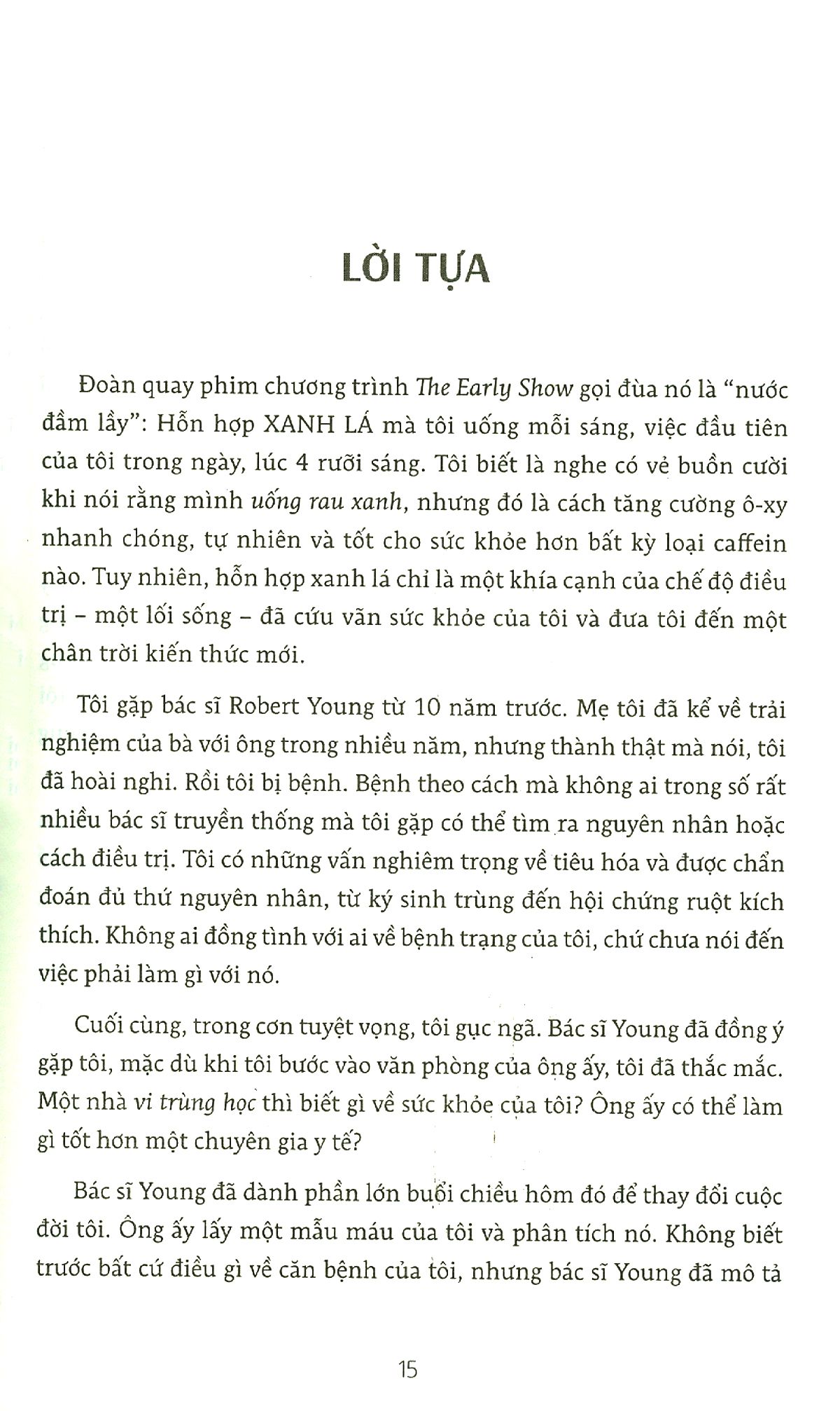  PH Diệu Kỳ - Ăn Xanh Để Khỏe, Tái Tạo Cơ Thể 
