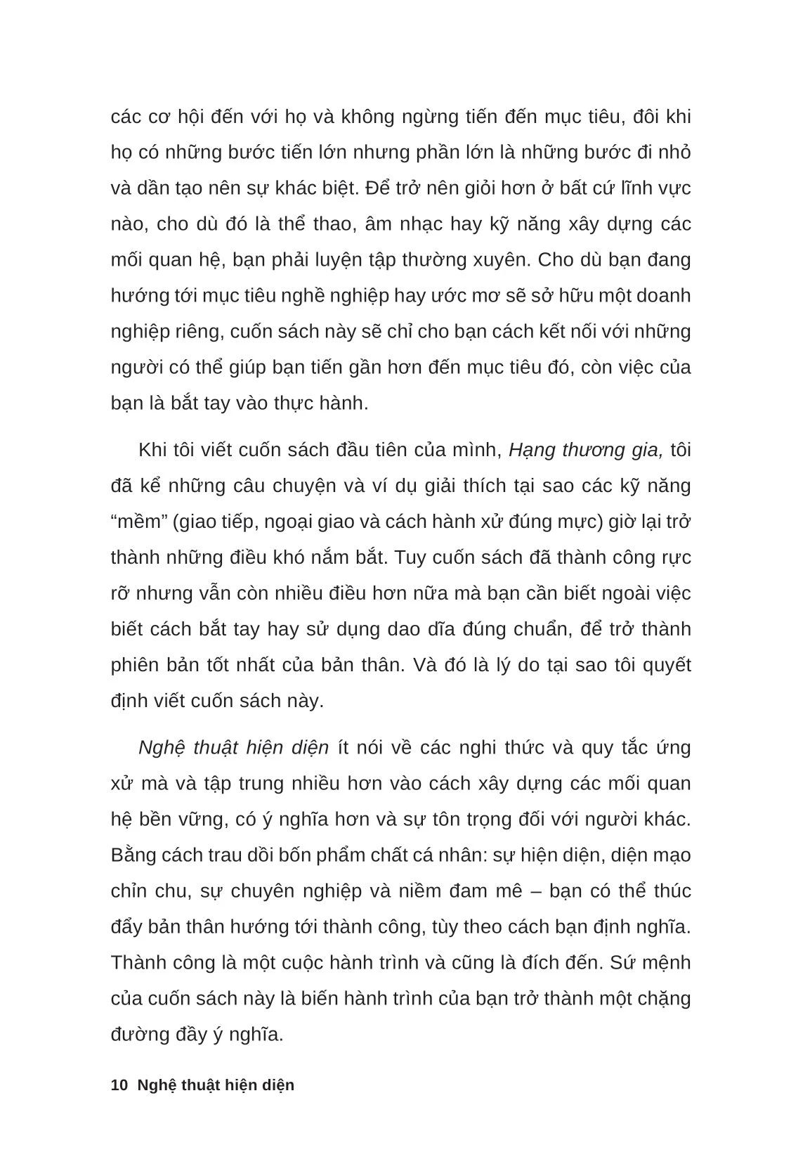  Nghệ Thuật Hiện Diện 