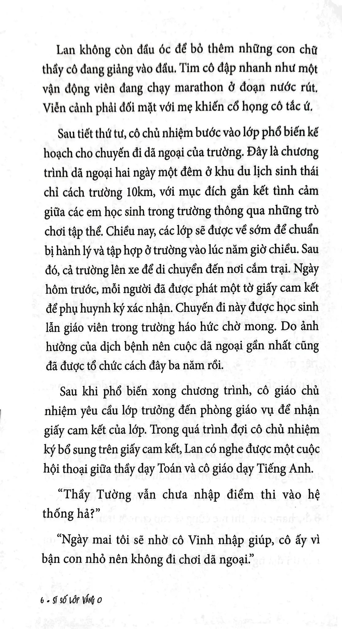  Sĩ Số Lớp Vắng 0 