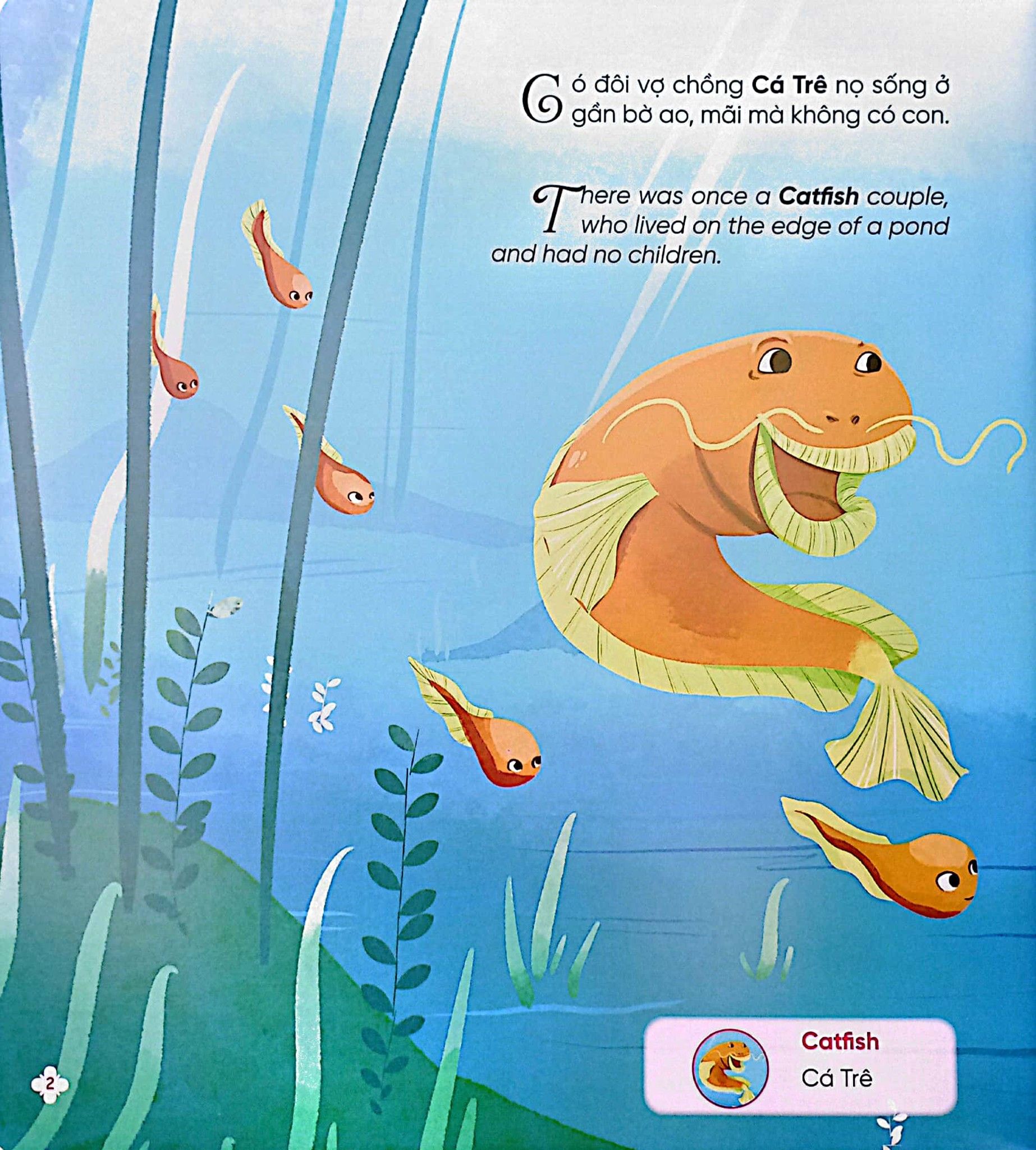  Xưa ơi là xưa - Truyện cổ tích Việt Nam song ngữ Việt - Anh - Thạch Sanh - Xin chôn ở núi vàng - Trê và Cóc 