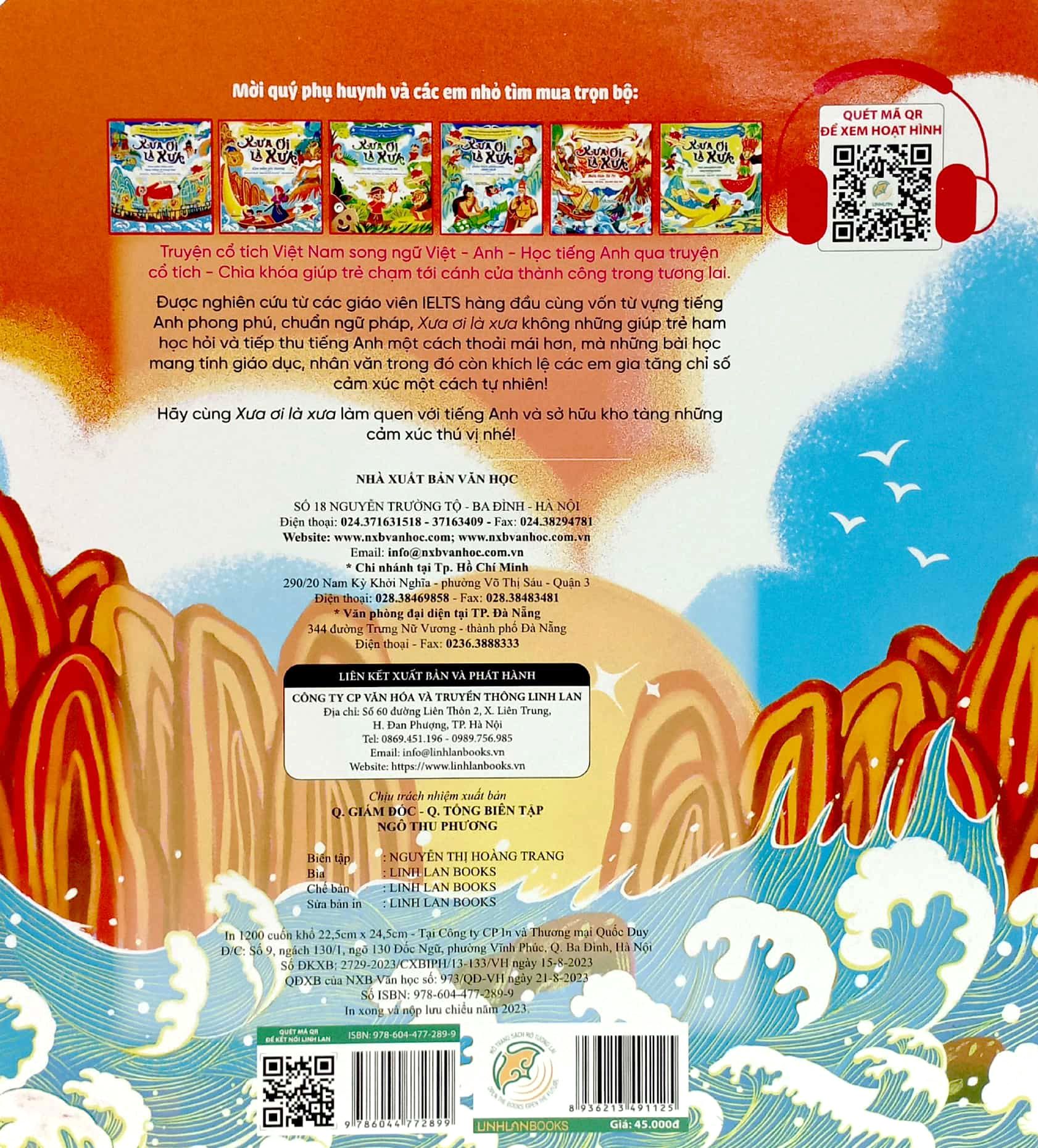  Xưa ơi là xưa - Truyện cổ tích Việt Nam song ngữ Việt - Anh - Sự tích hồ Ba Bể - Người học trò và con Hổ - Làm ơn hóa hại 