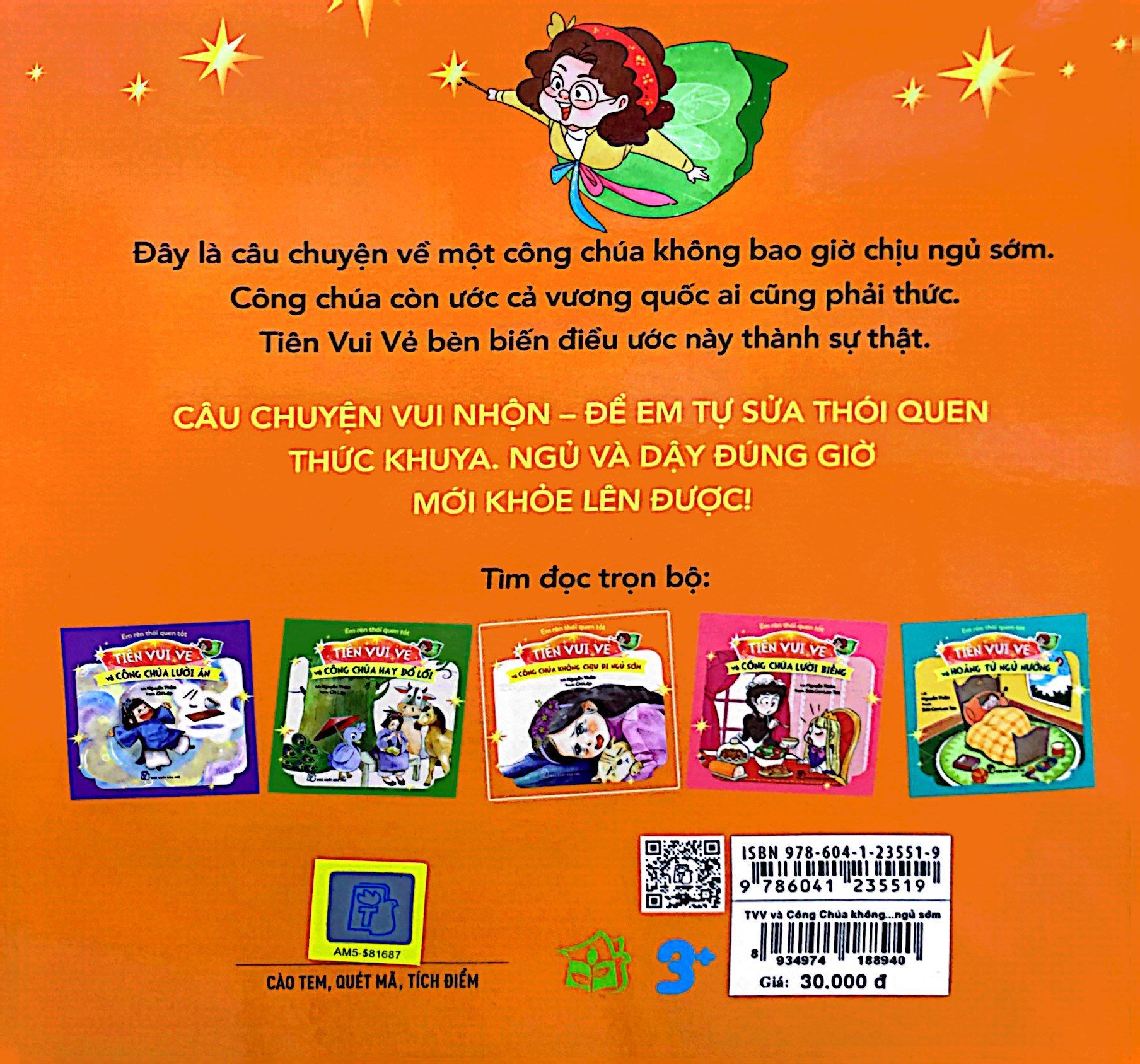  Em Rèn Thói Quen Tốt: Tiên Vui Vẻ Và Công Chúa Không Chịu Đi Ngủ Sớm 