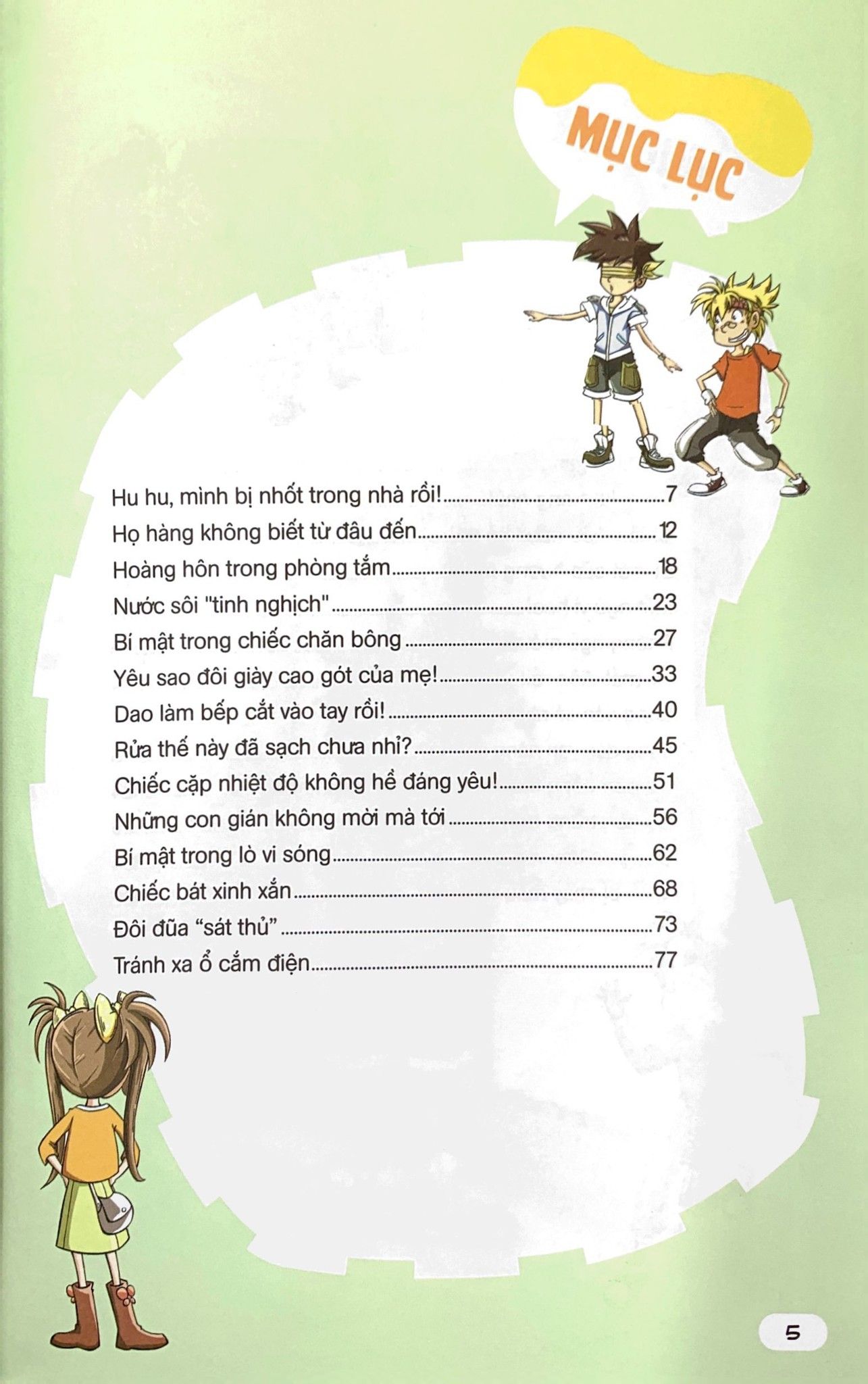  Vệ sĩ tốt nhất là chính mình - 150++ kỹ năng an toàn dành cho học sinh - An toàn trong nhà 