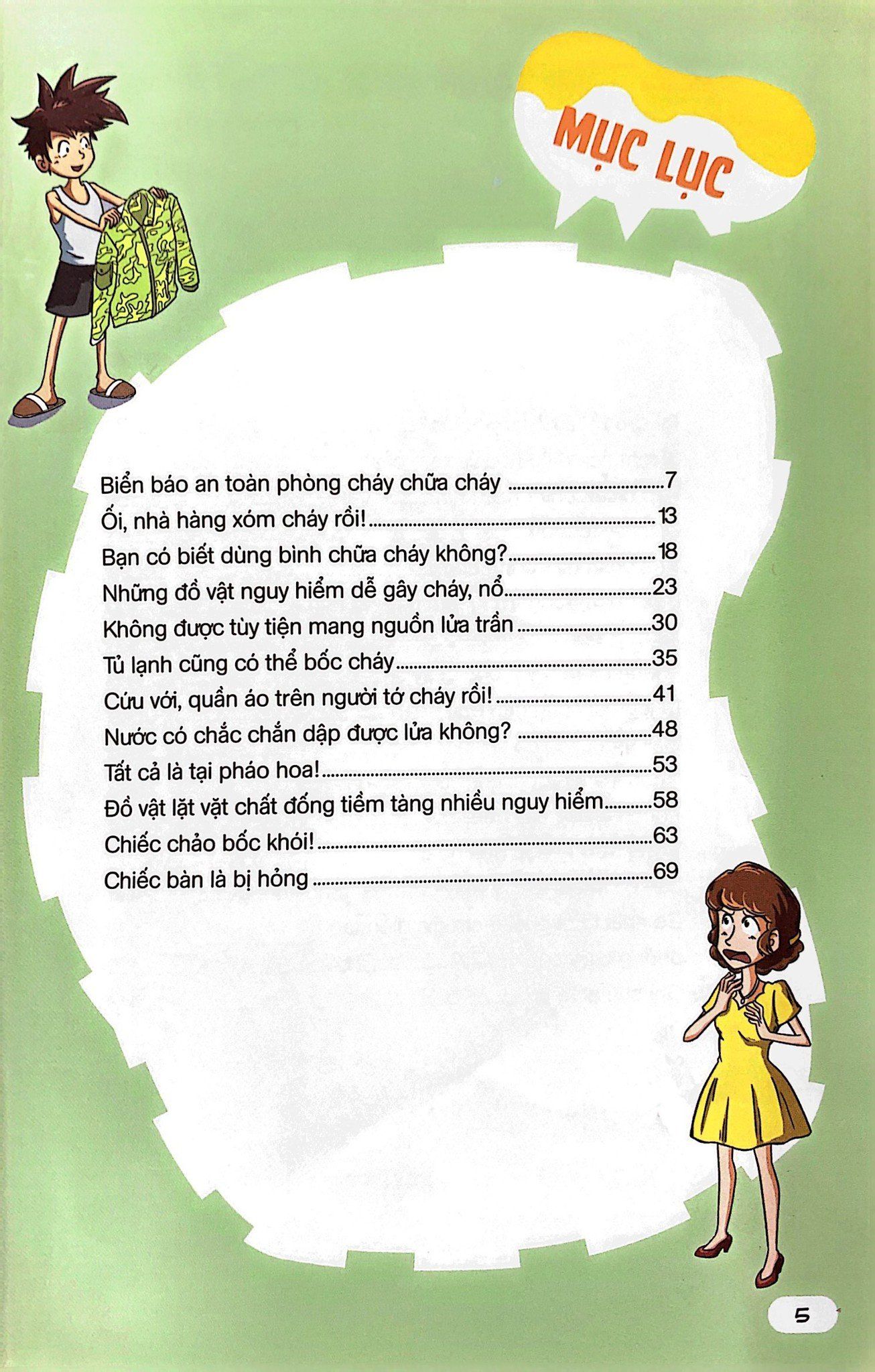  Vệ sĩ tốt nhất là chính mình - 150++ kỹ năng an toàn dành cho học sinh - An toàn trong phòng cháy chữa cháy 