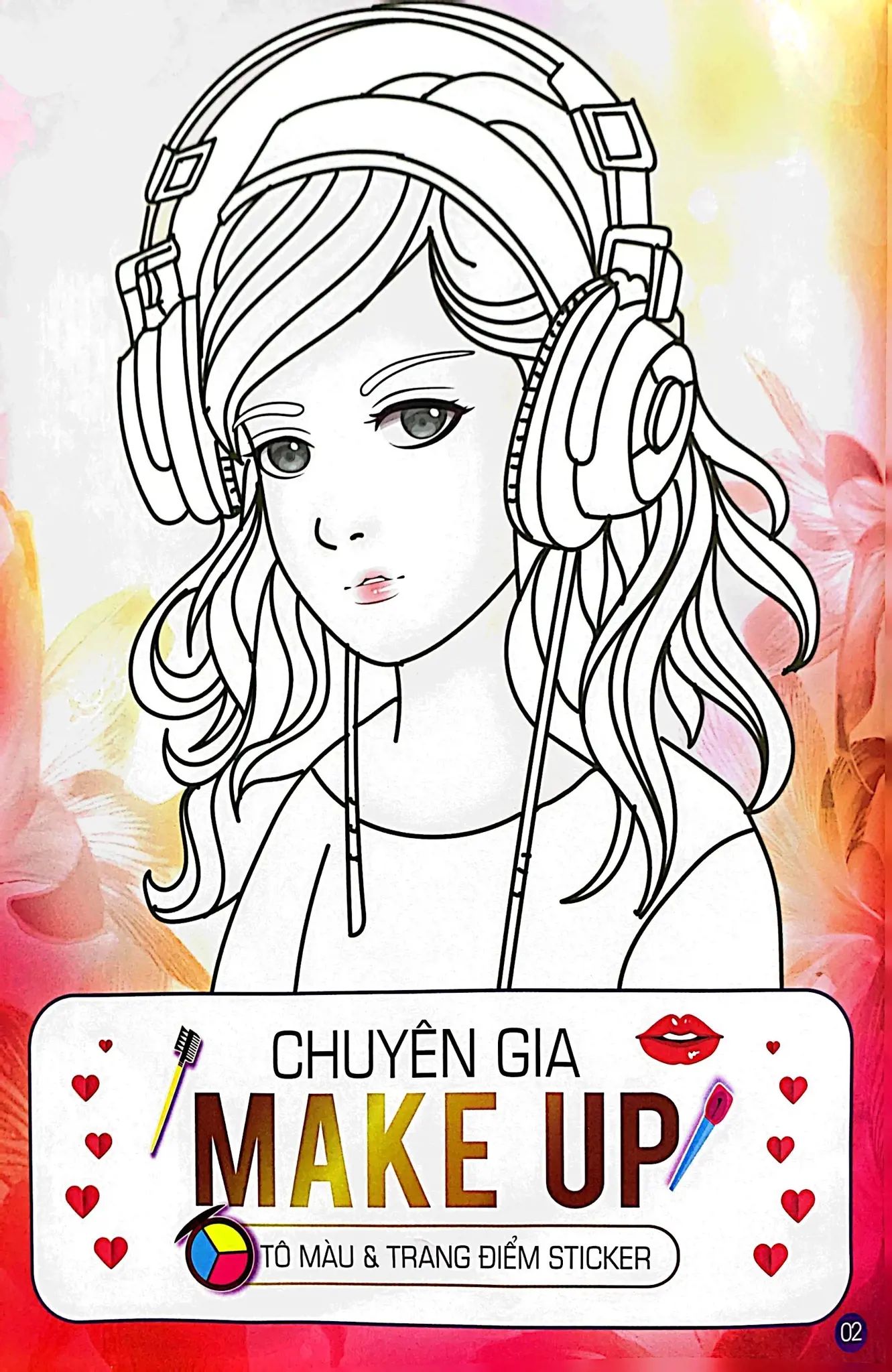  Sticke Hình Dán Trong Suốt- Tô Màu Thần Tượng Kpop 5 - Tủ Sách Trang Điểm 