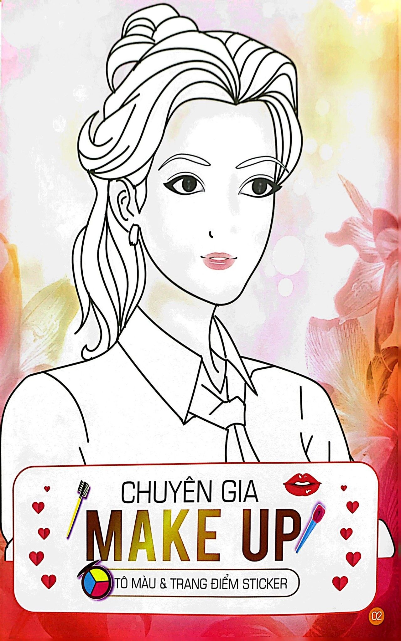  Sticke Hình Dán Trong Suốt- Tô Màu Thần Tượng Kpop 4 - Tủ Sách Trang Điểm 