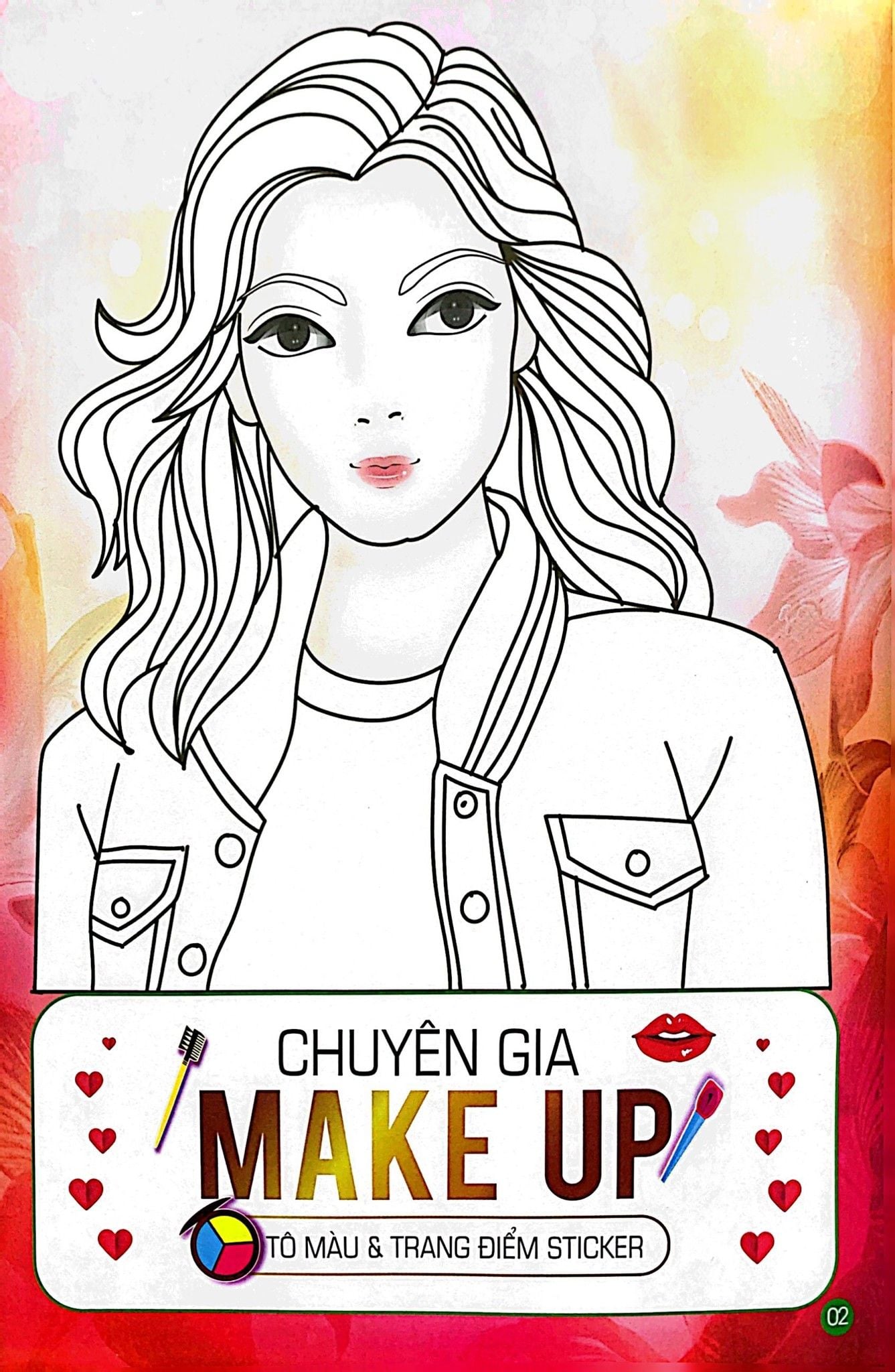  Sticke Hình Dán Trong Suốt- Tô Màu Thần Tượng Kpop 3 - Tủ Sách Trang Điểm 