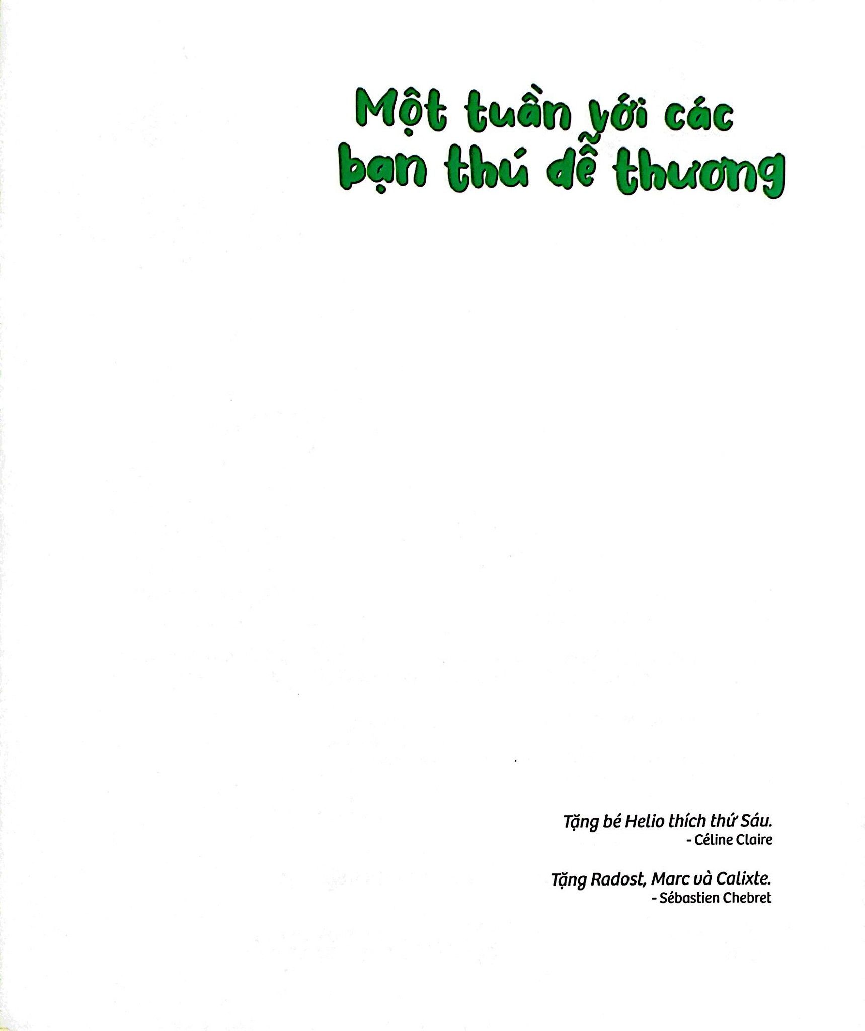  Một Tuần Với Các Bạn Thú Dễ Thương 