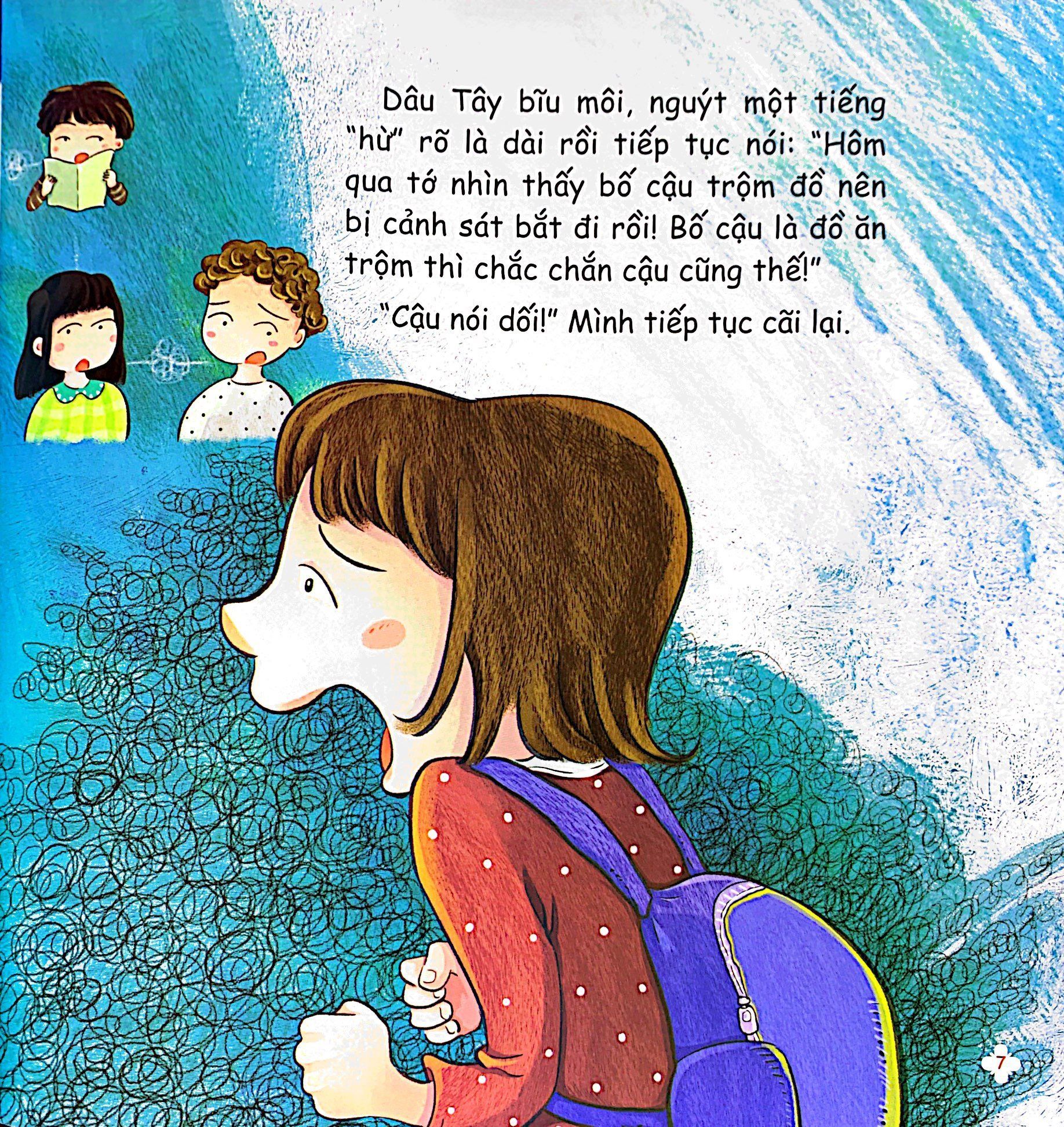  Cùng con trưởng thành - Bài học về lòng dũng cảm - Mình không thích bị tung tin đồn nhảm 