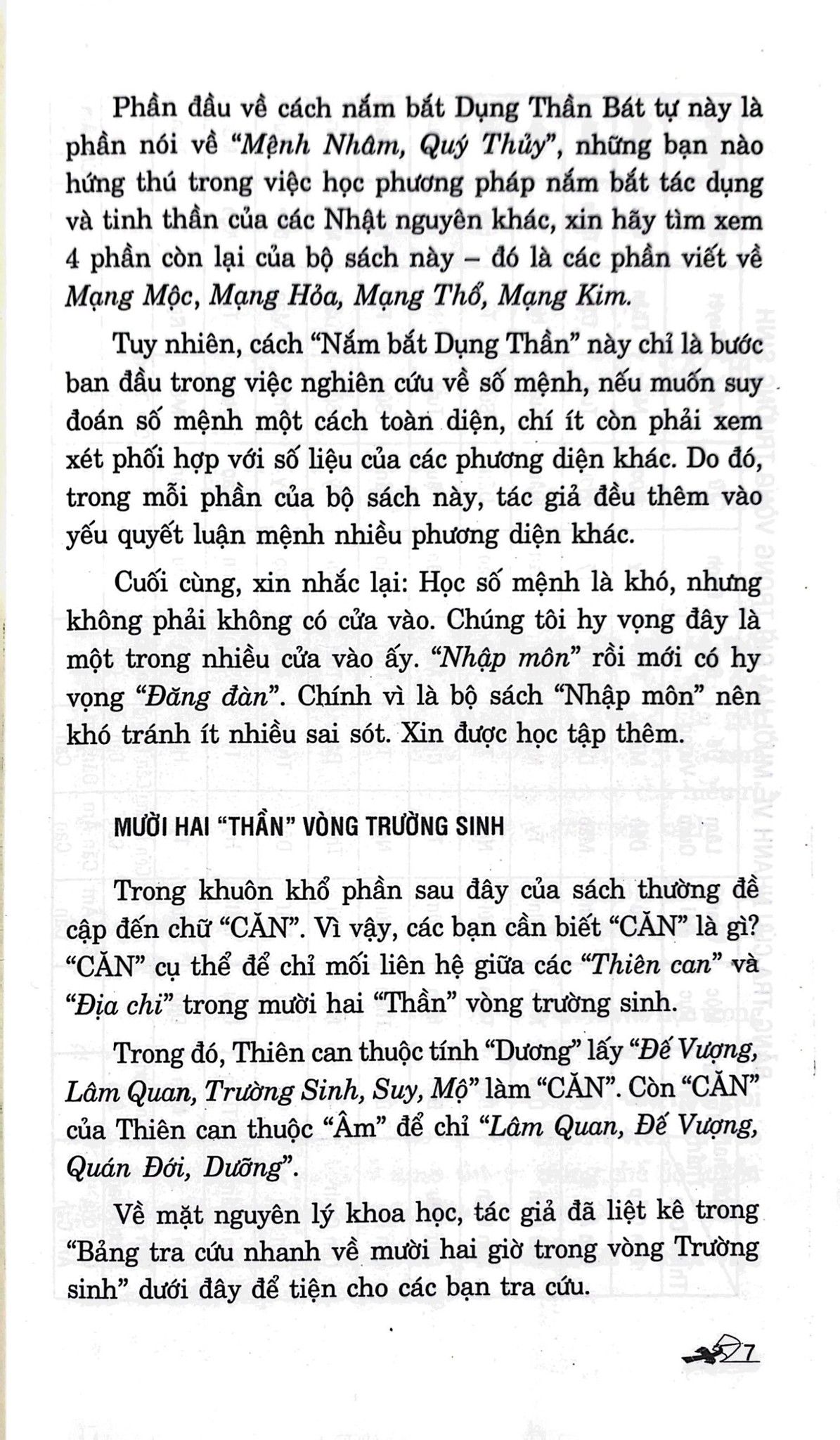  Dụng Thần Bát Tự Trong Ngũ Hành Số Mệnh Học 