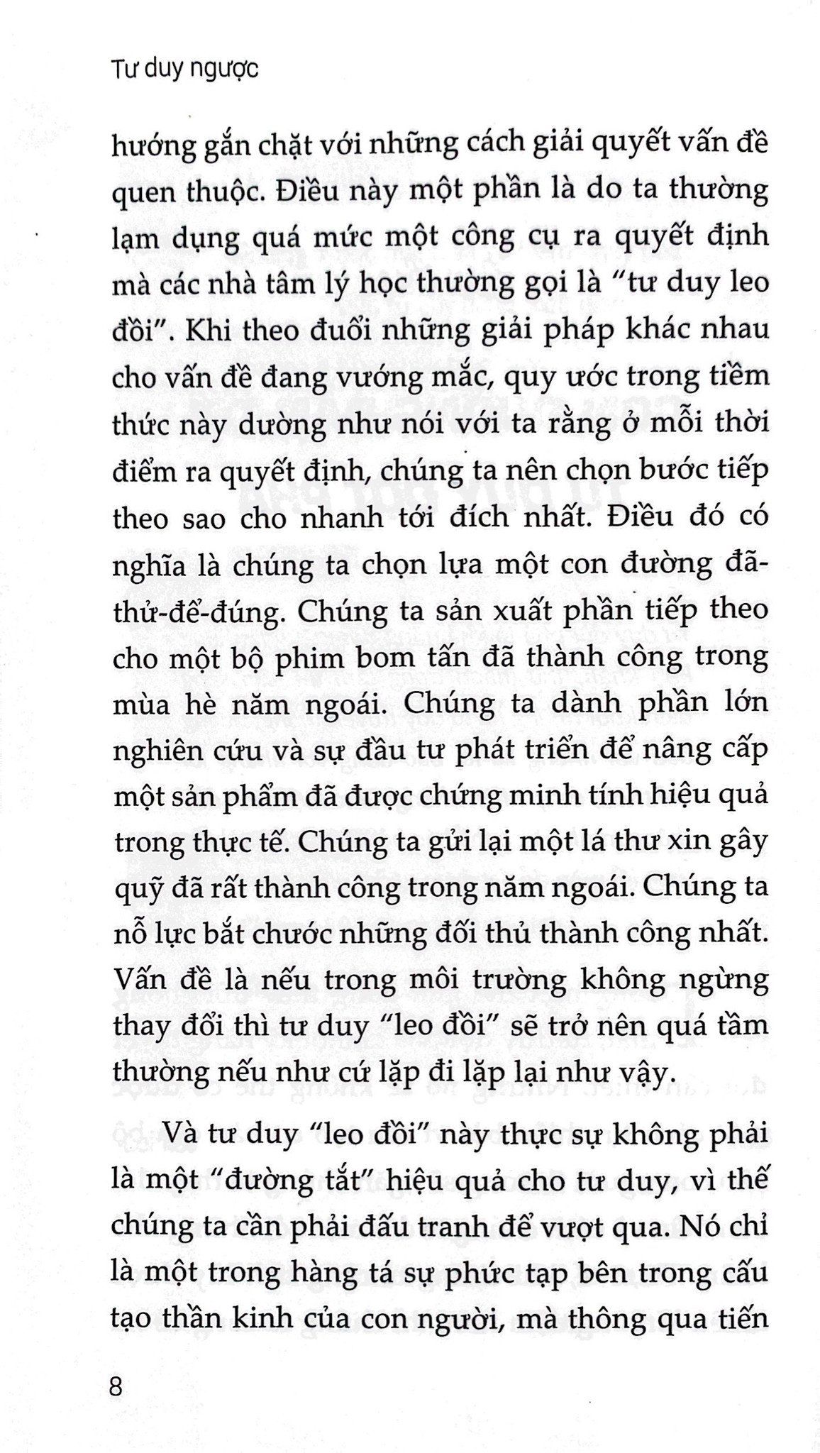  Tư Duy Ngược 