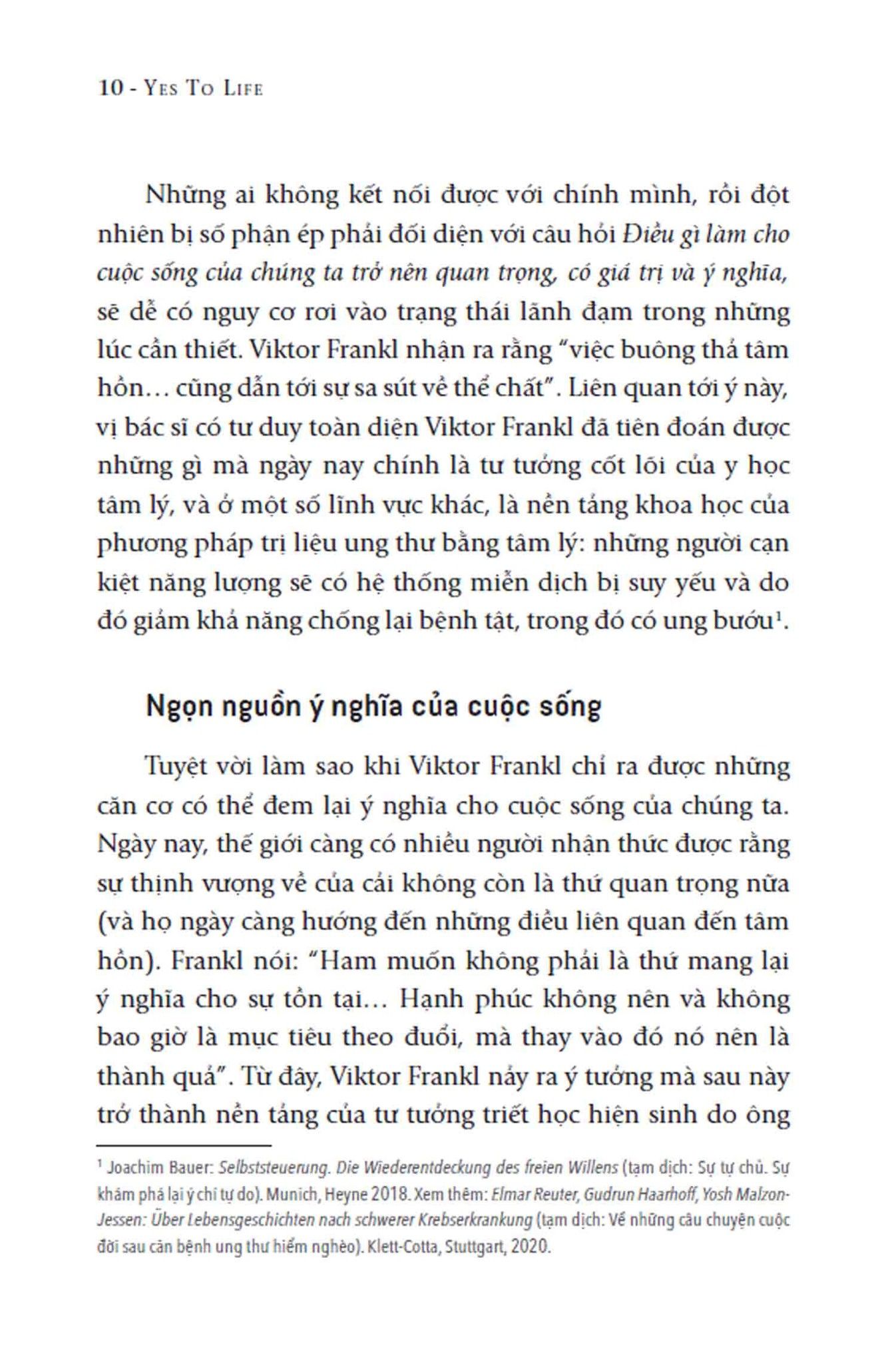 Lẽ Sống - Yes To Life In Spite Of Everything 