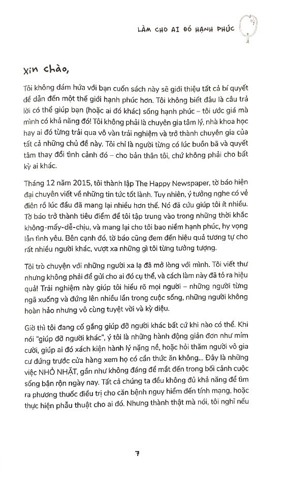  Làm Cho Ai Đó Hạnh Phúc 